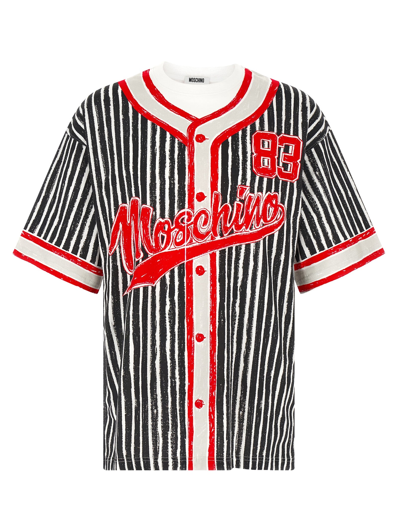 Moschino Multicolor Cotton Polo Men's Shirt