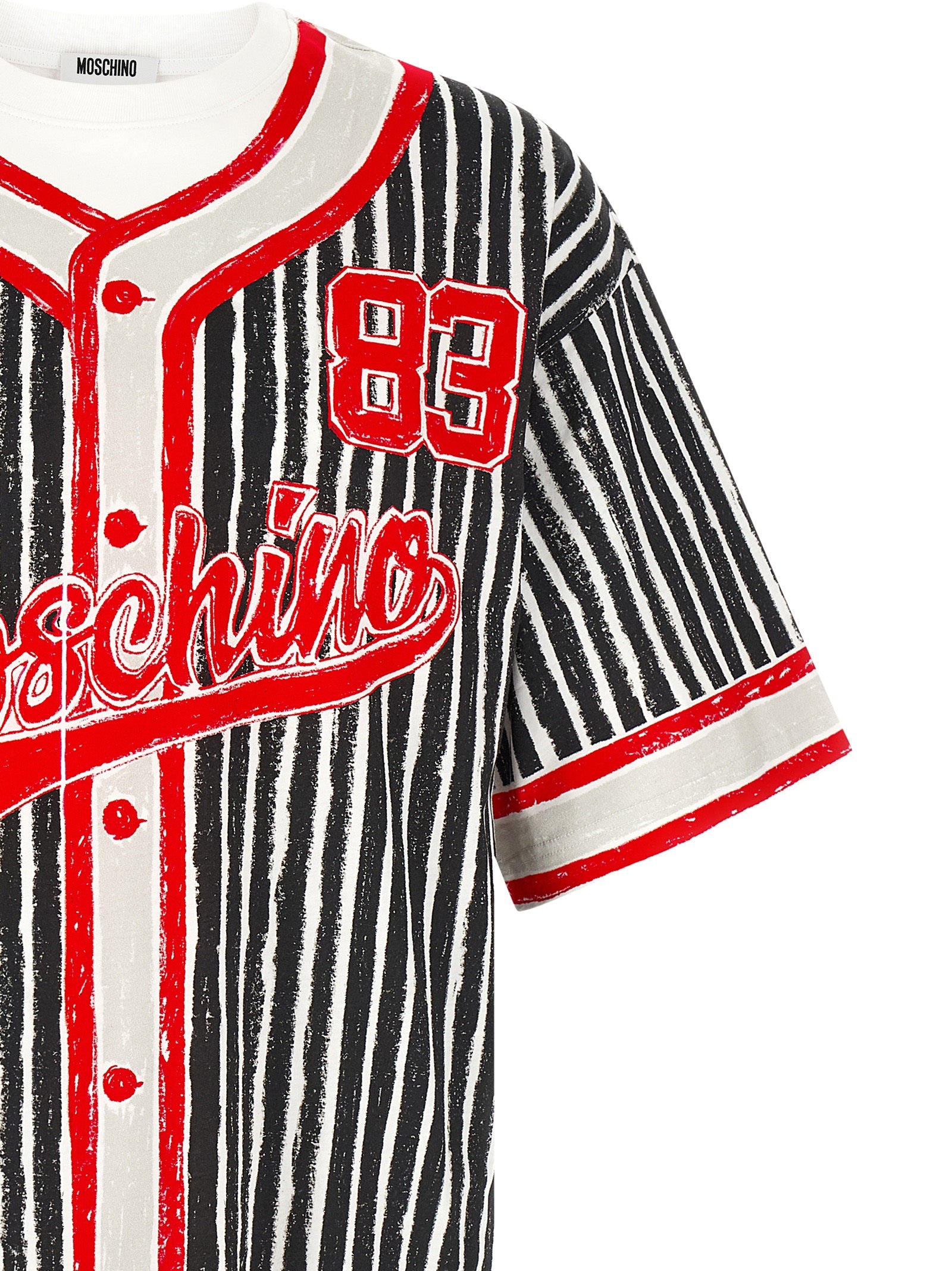 Moschino Multicolor Cotton Polo Men's Shirt