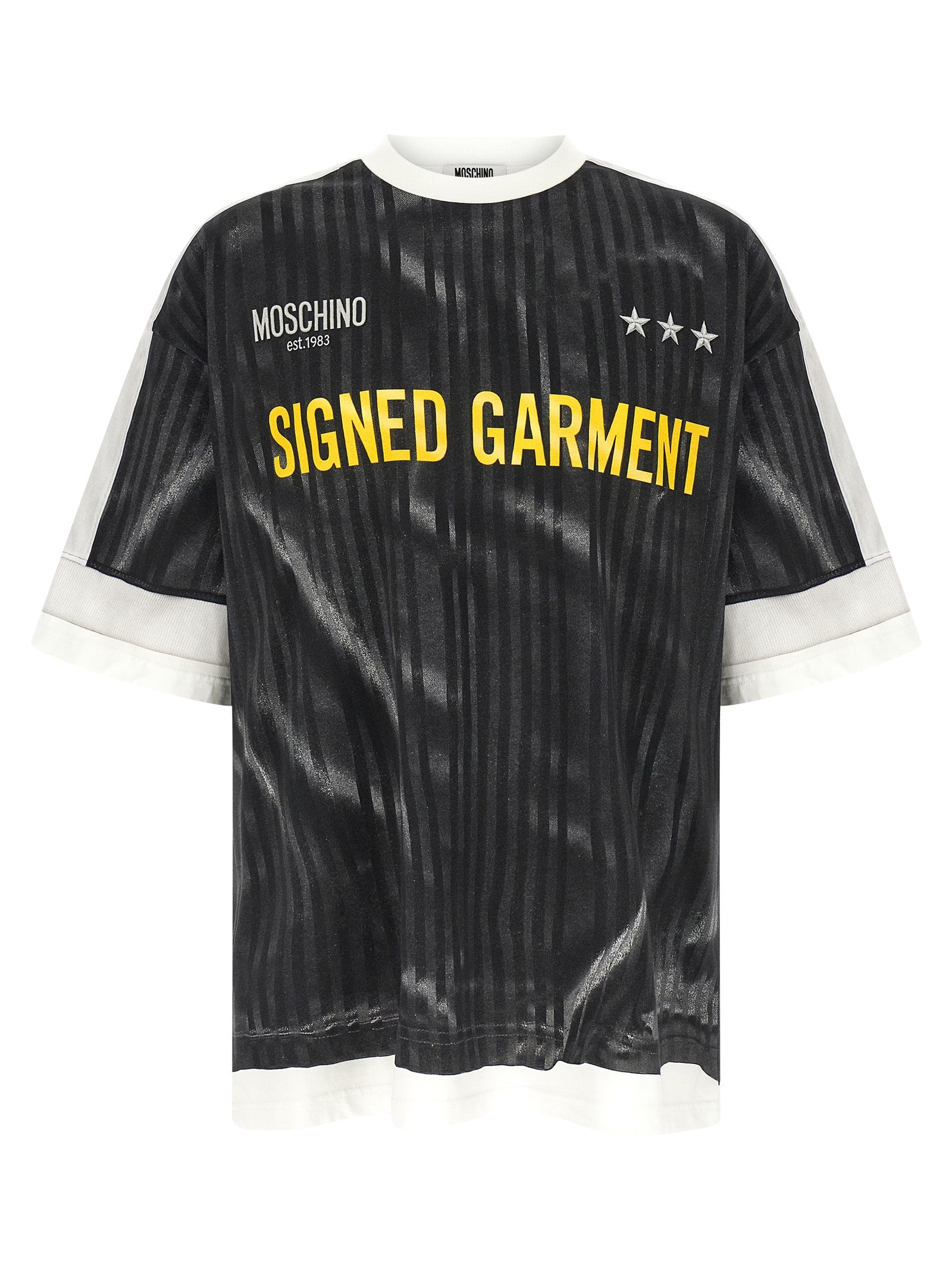 Moschino Black Cotton Men's Sportswear
