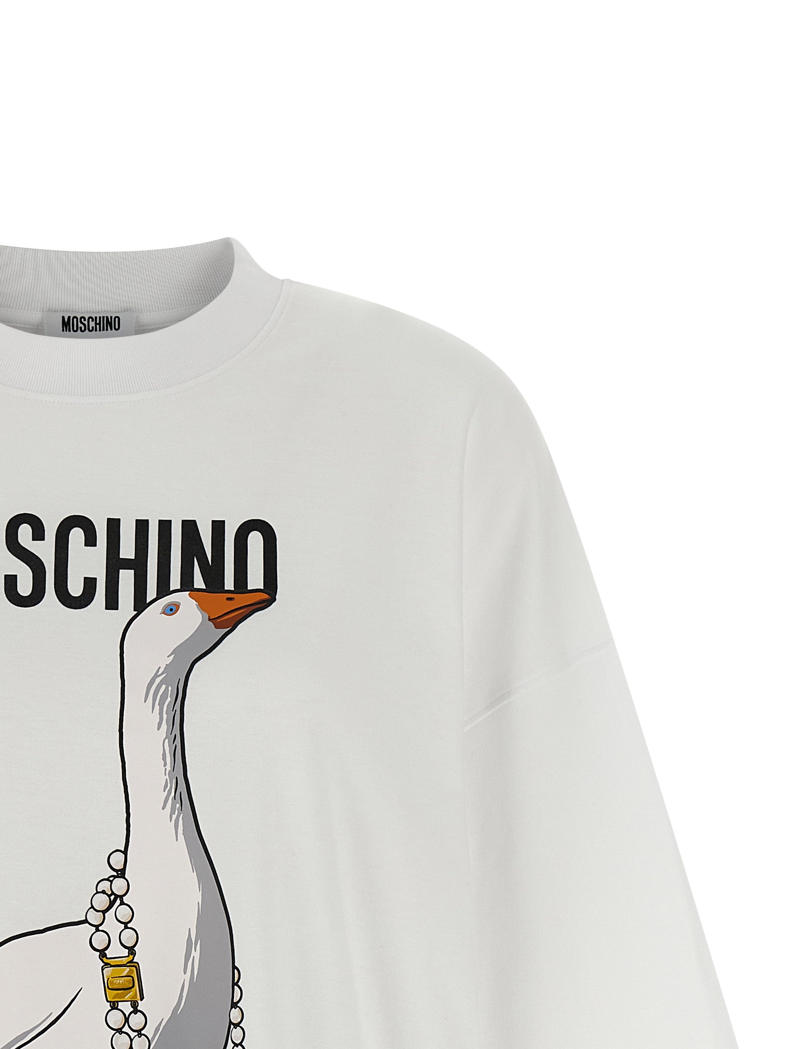 Moschino White Cotton Short Women's Dress