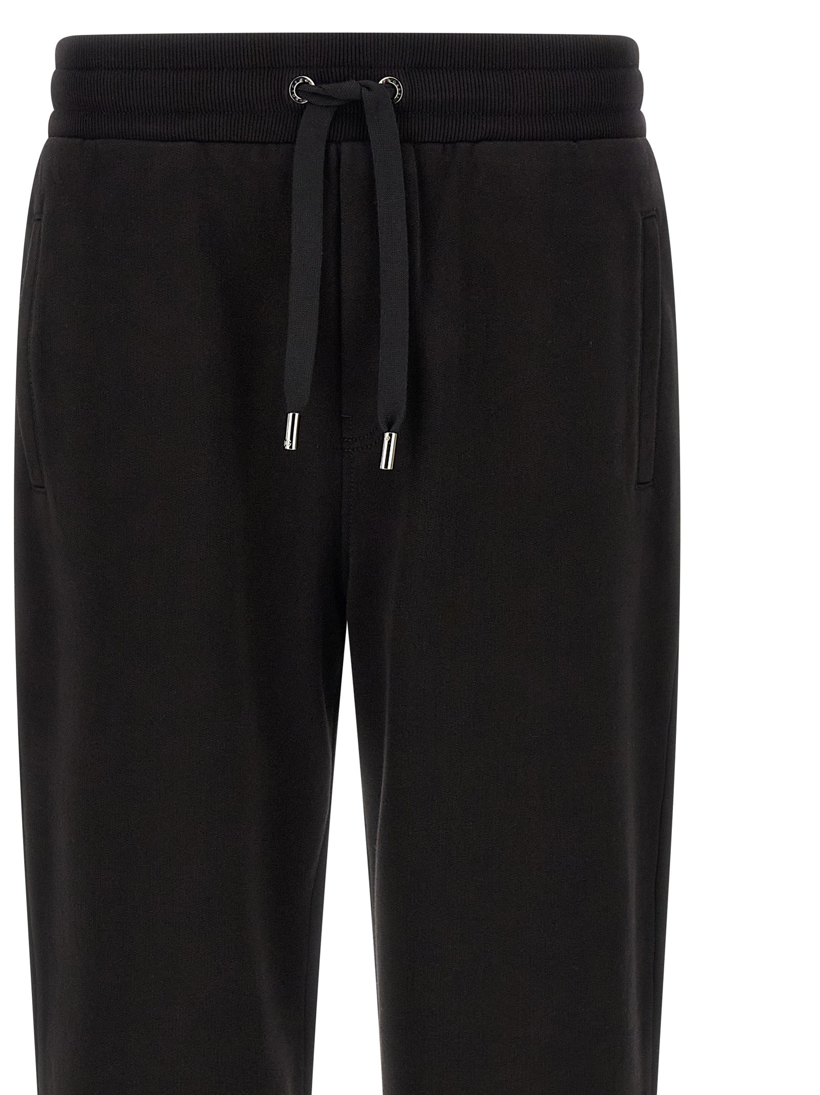 Dolce & Gabbana Black Cotton Joggers (Workout Men's Pants)