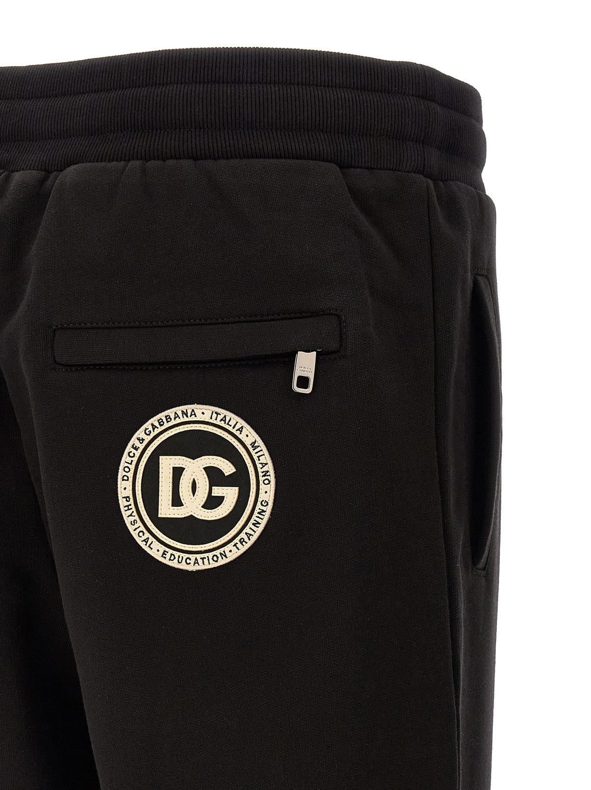 Dolce & Gabbana Black Cotton Joggers (Workout Men's Pants)