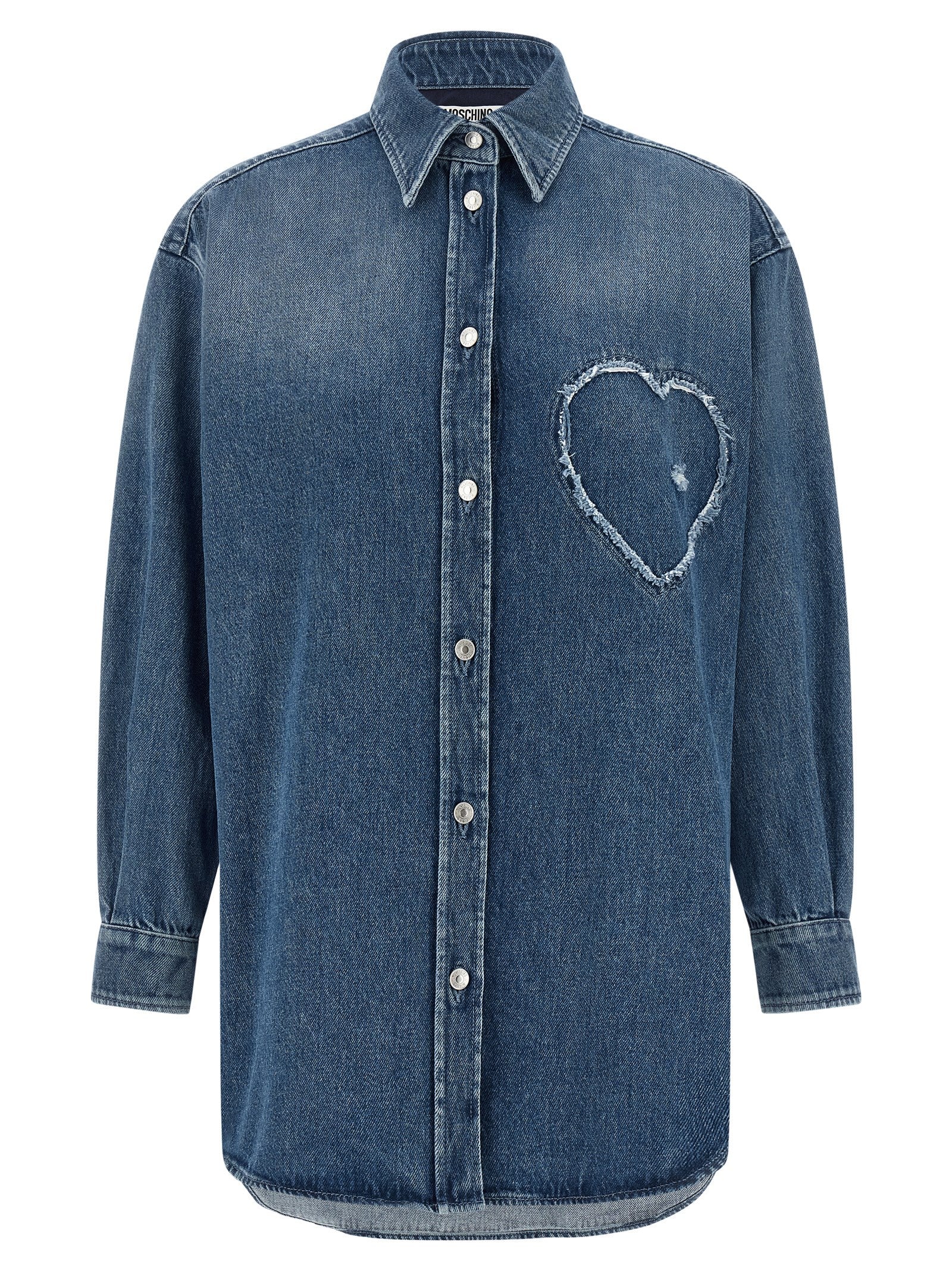 Moschino Blue Cotton Women's Blouse