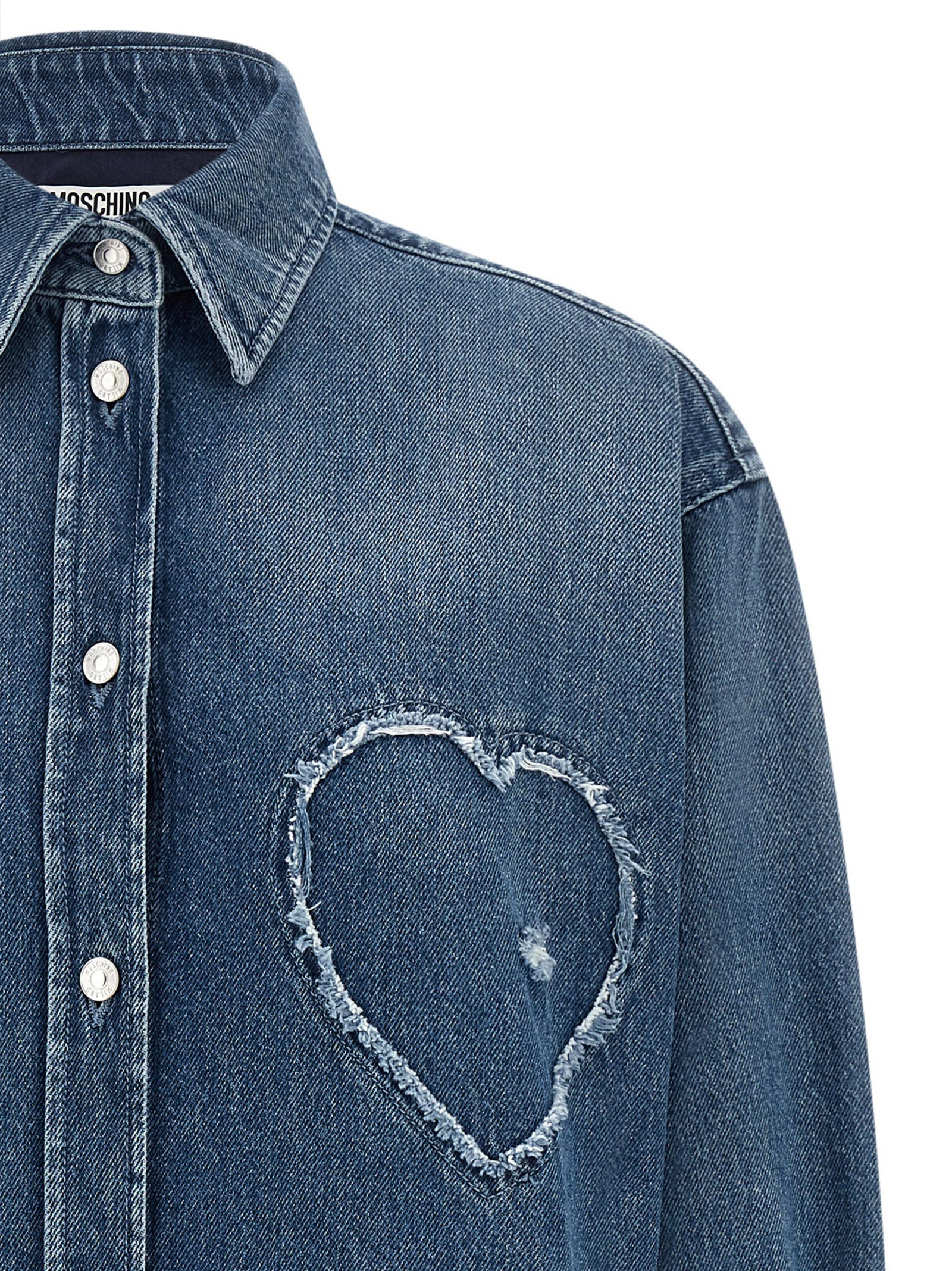 Moschino Blue Cotton Women's Blouse