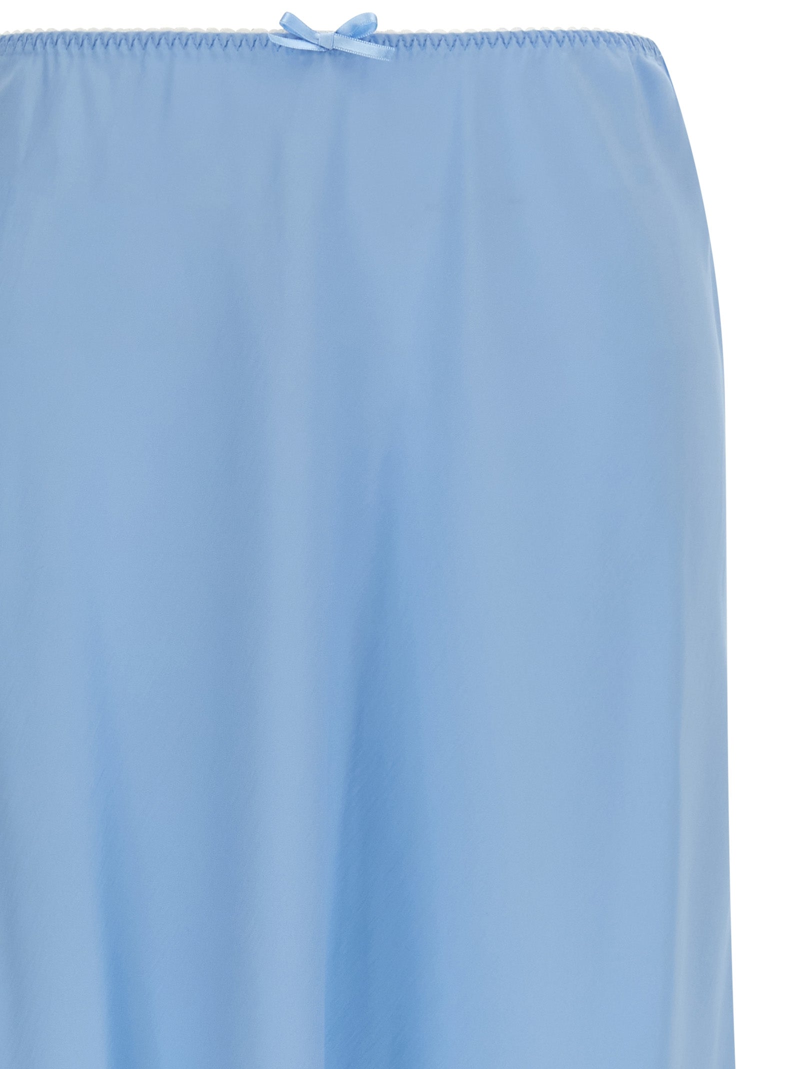 Moschino Blue Acetate Midi Women's Skirt