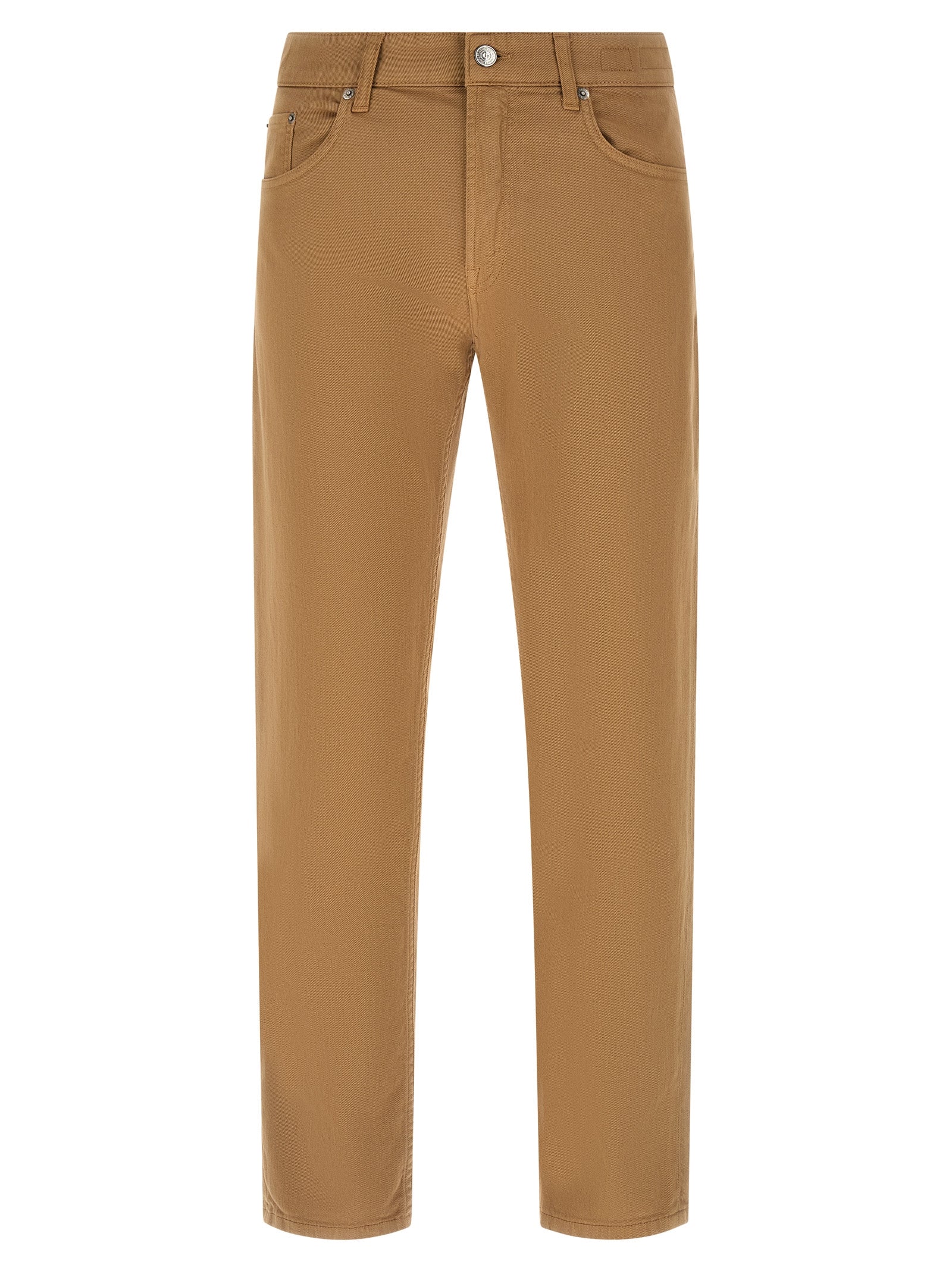 Department 5 Beige Cotton Straight-Leg Men's Jeans