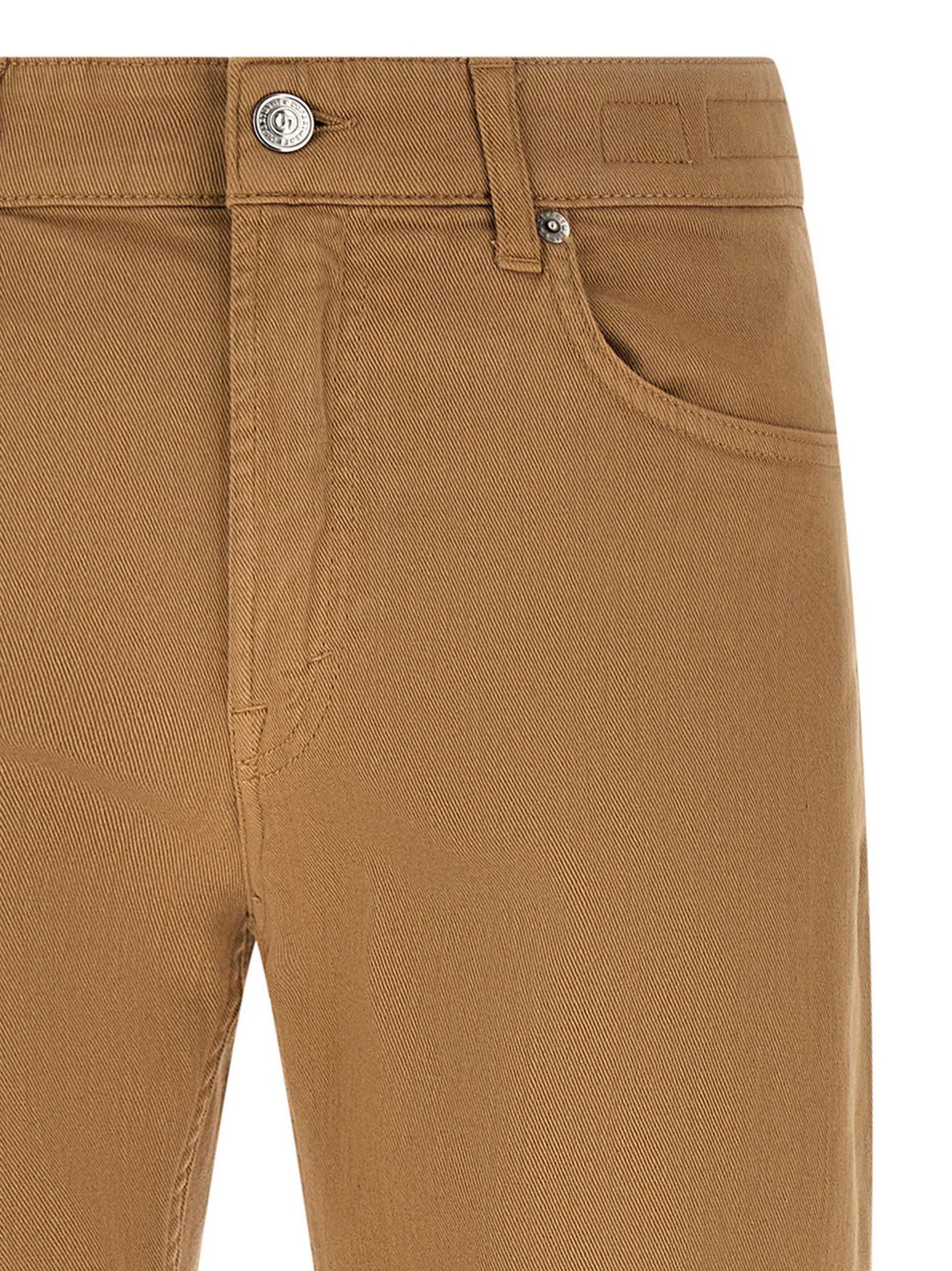 Department 5 Beige Cotton Straight-Leg Men's Jeans