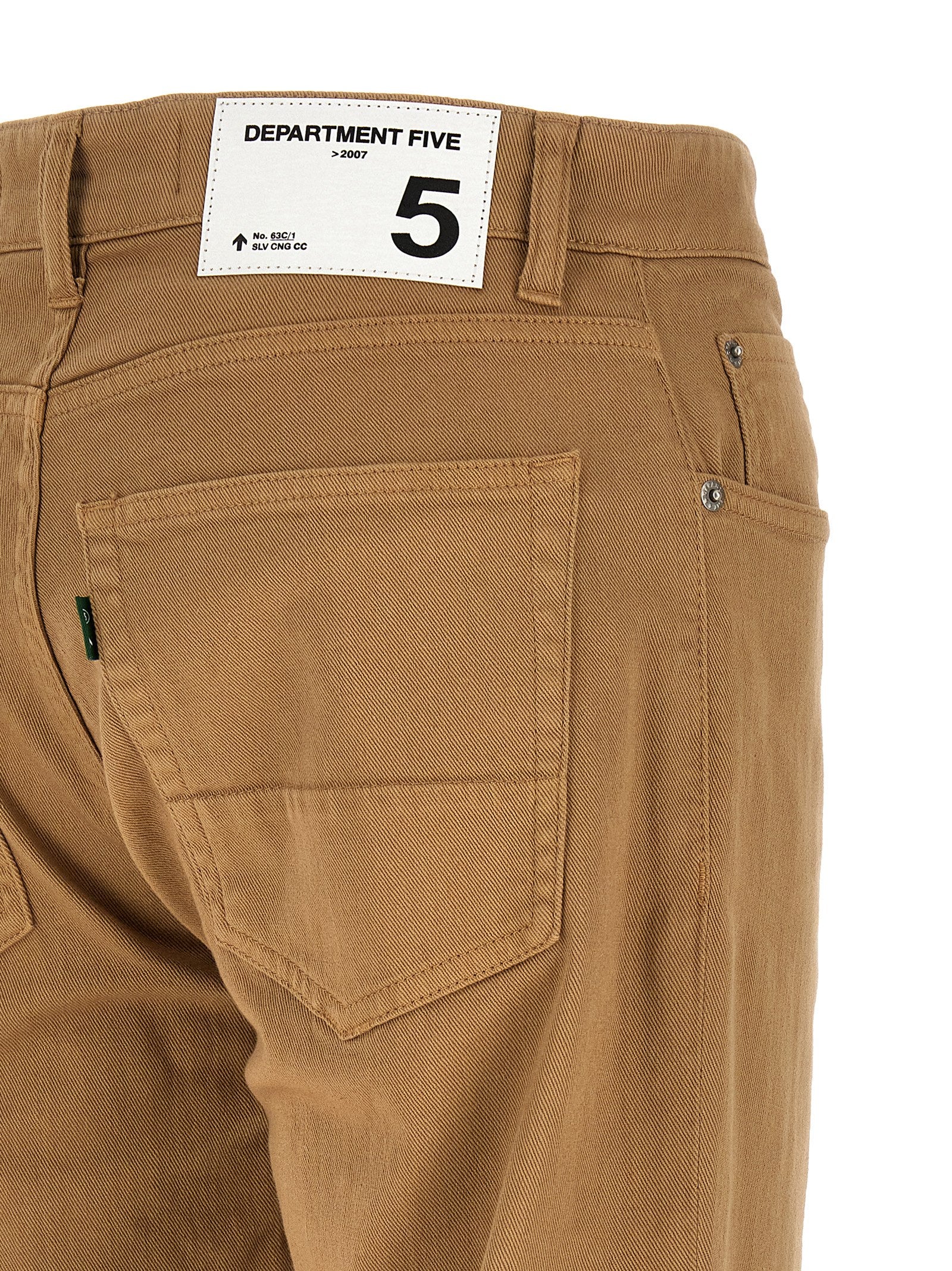 Department 5 Beige Cotton Straight-Leg Men's Jeans