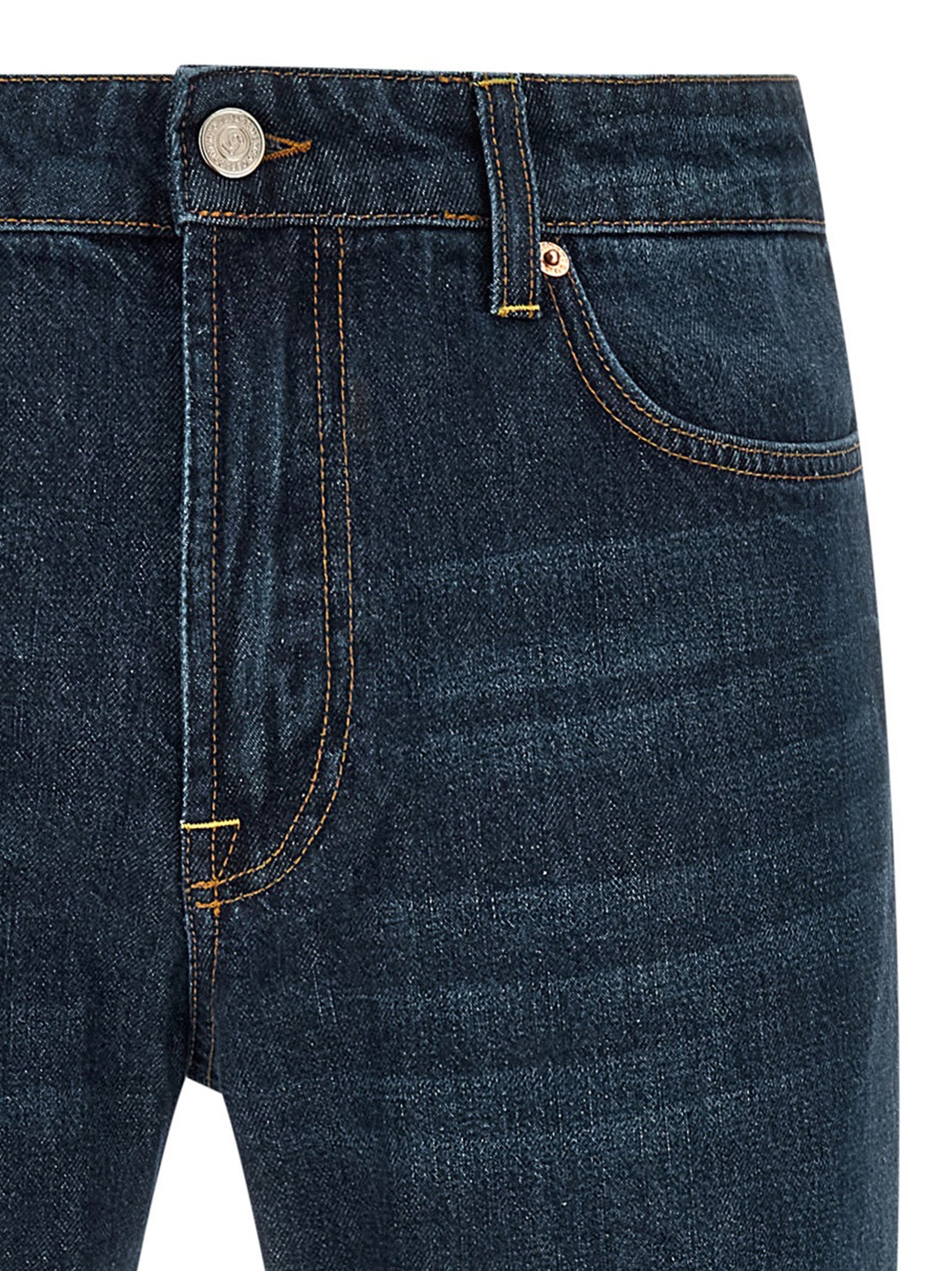 Department 5 Blue Cotton Straight-Leg Men's Jeans