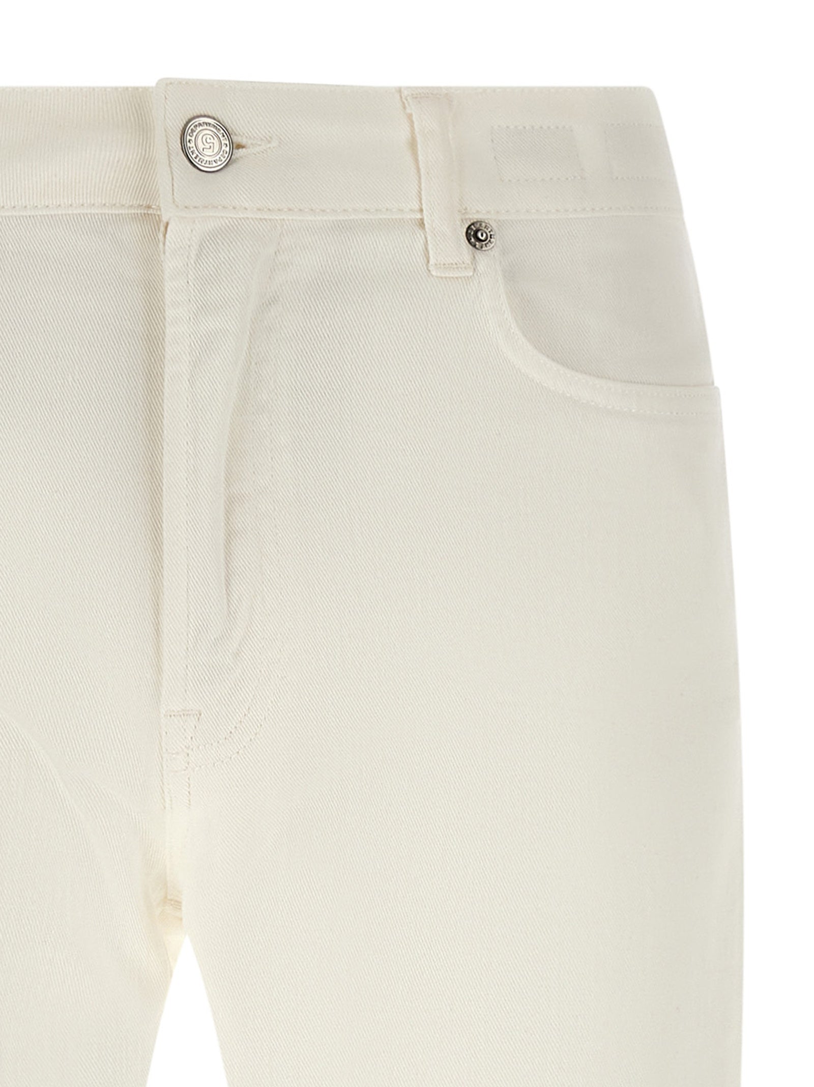 Department 5 White Cotton Straight-Leg Men's Jeans