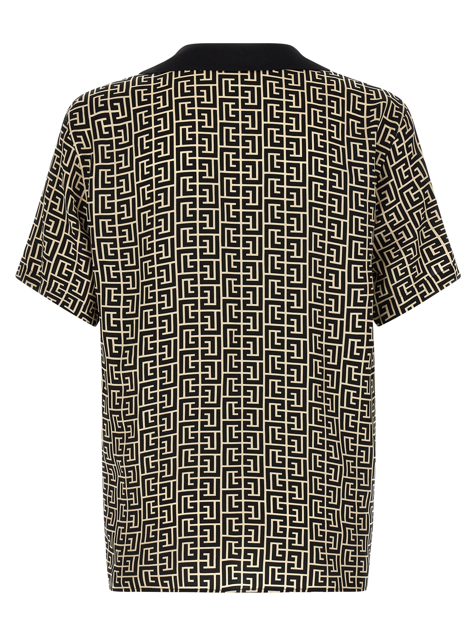 Balmain Bicolor Viscose Men's Blouse