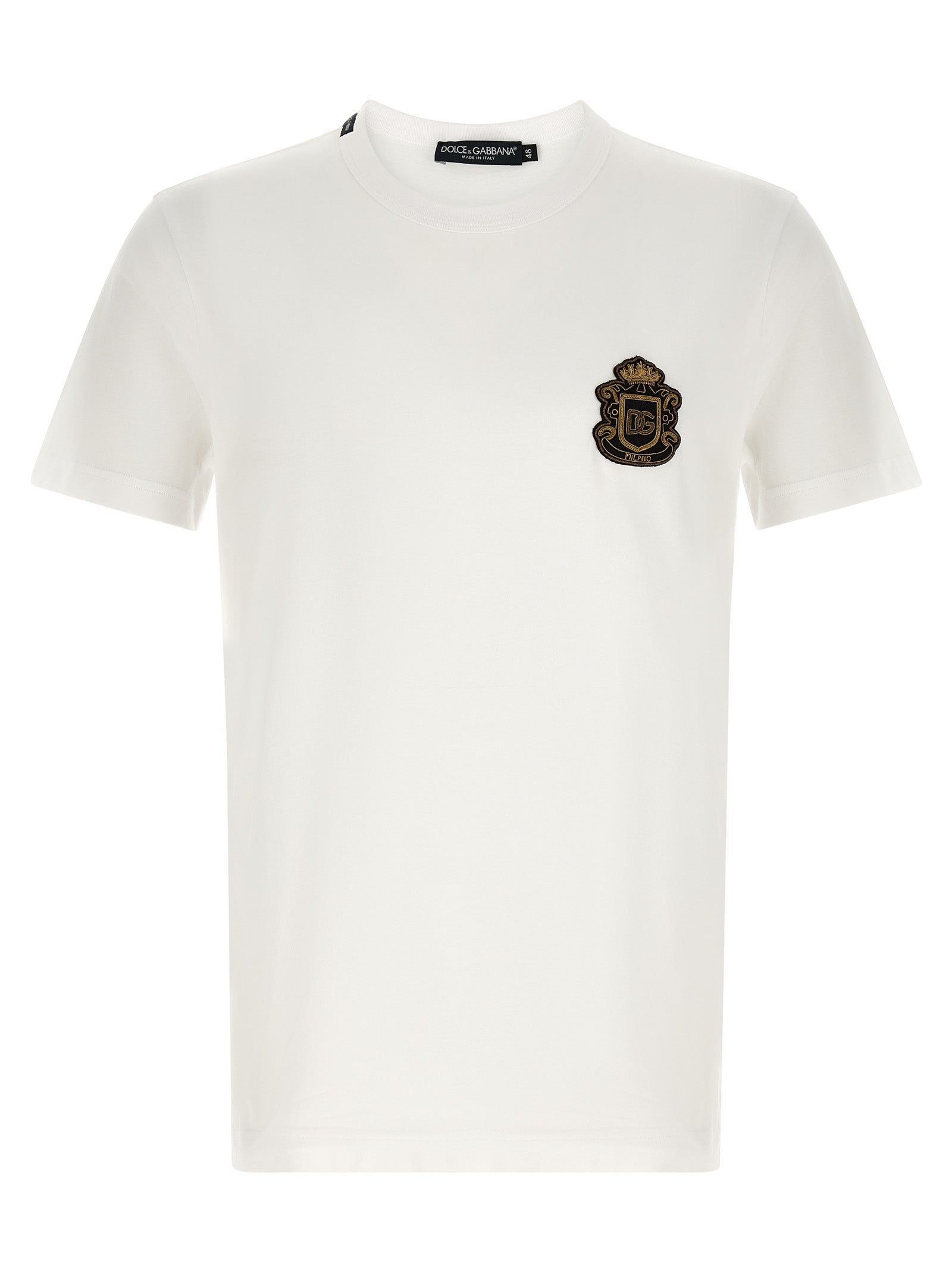 Dolce & Gabbana White Cotton Men's T-Shirt