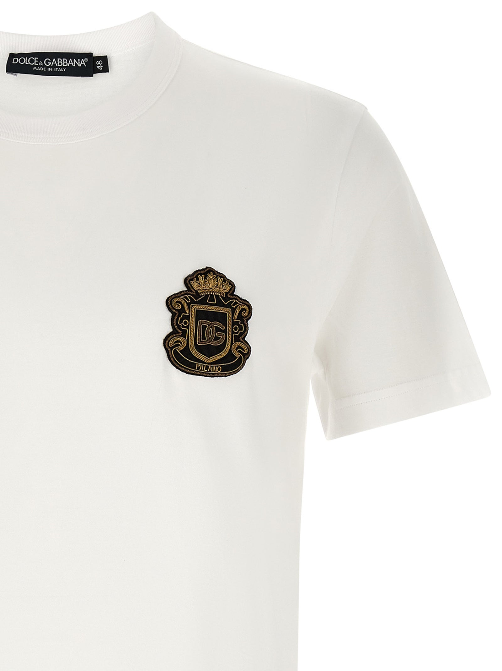 Dolce & Gabbana White Cotton Men's T-Shirt