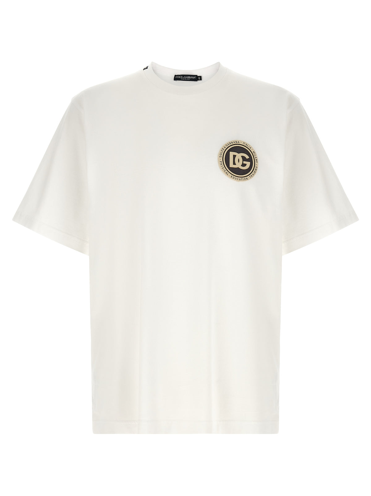 Dolce & Gabbana White Cotton Men's T-Shirt