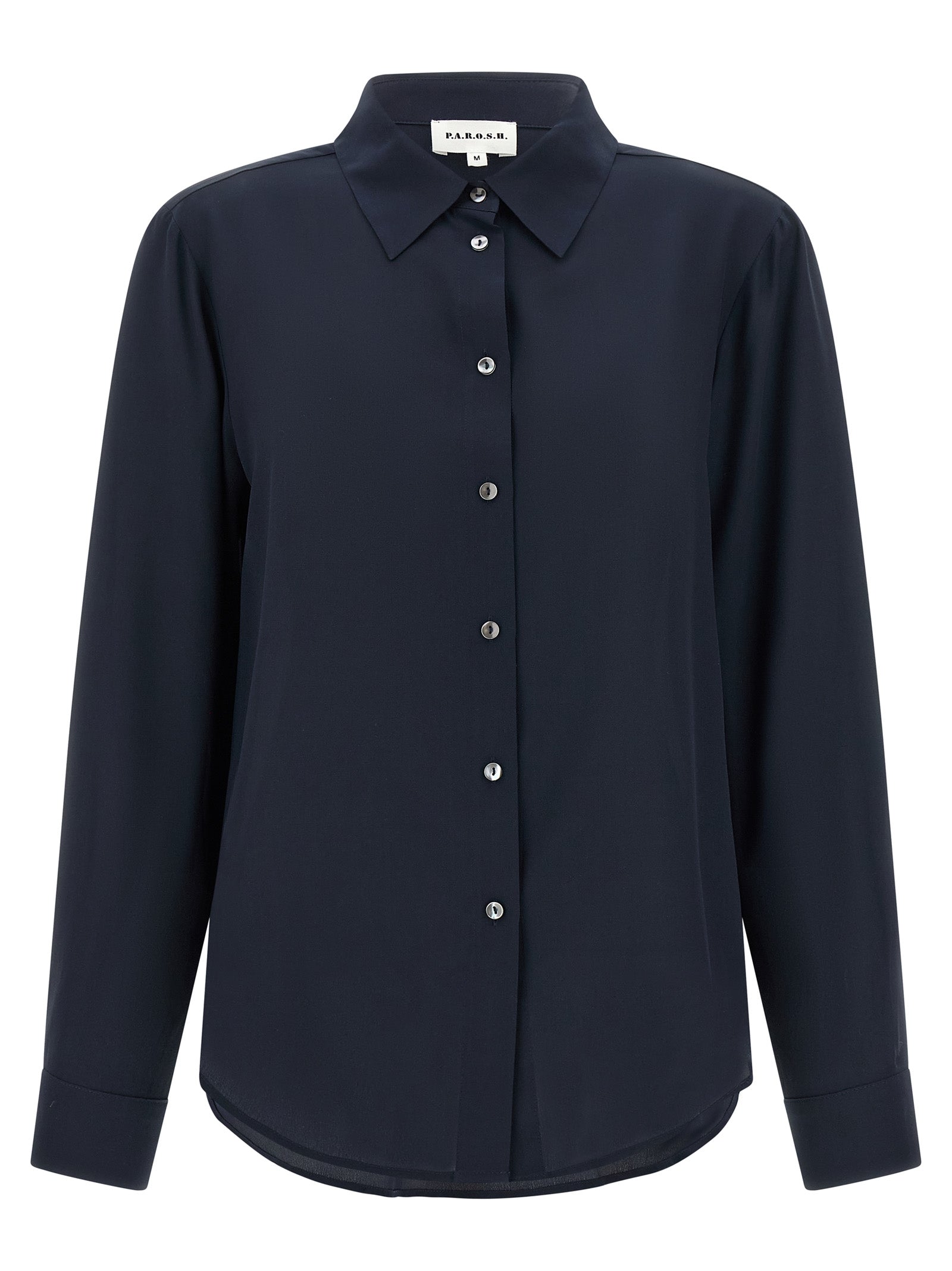 P.A.R.O.S.H. Blue Silk Women's Blouse