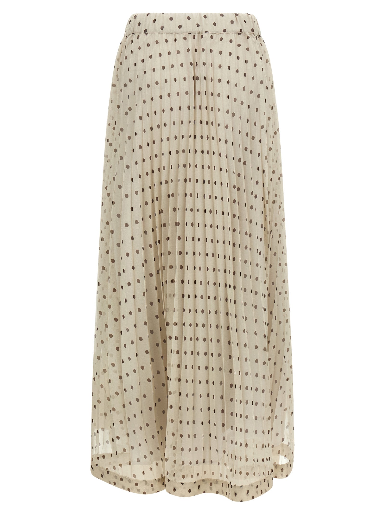 P.A.R.O.S.H. Beige Polyester Mini Women's Skirt