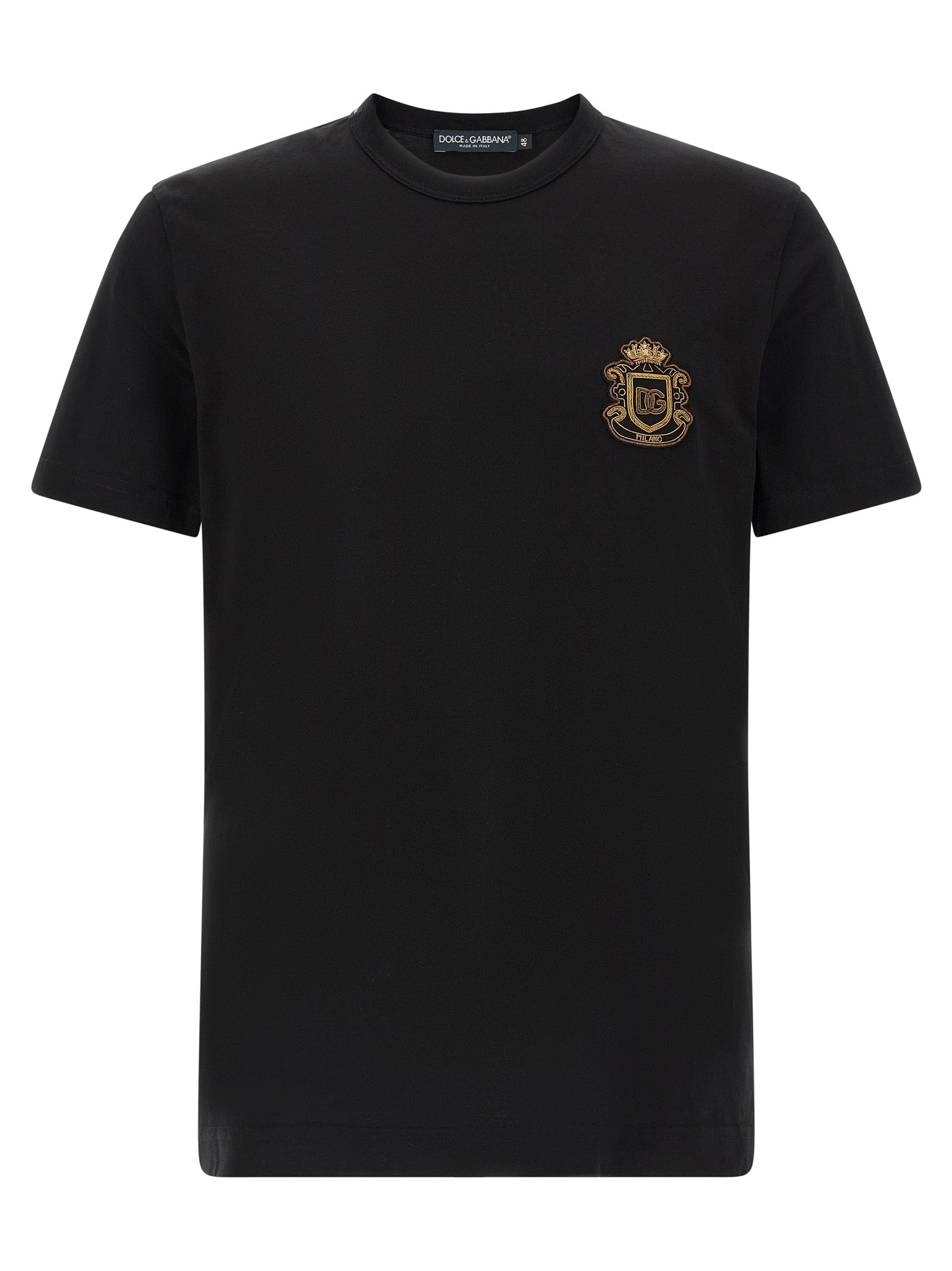 Dolce & Gabbana Black Cotton Men's T-Shirt