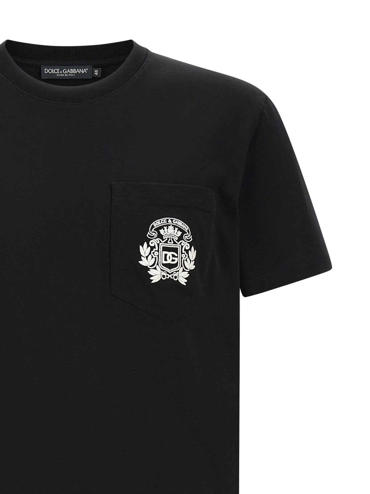 Dolce & Gabbana Black Cotton Men's T-Shirt