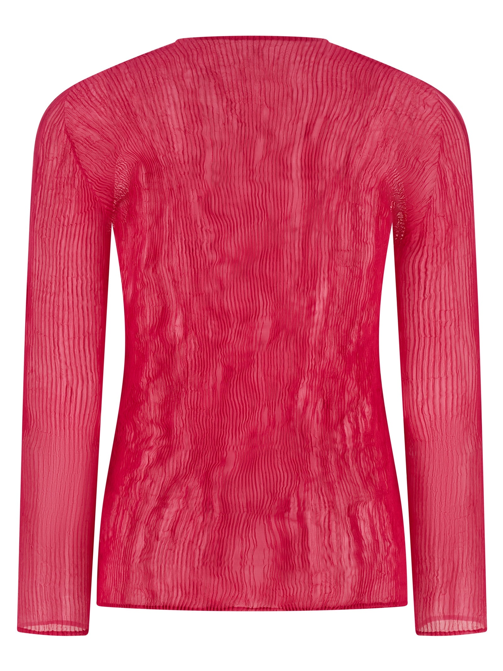Issey Miyake Fuchsia Polyester Women's Shirt