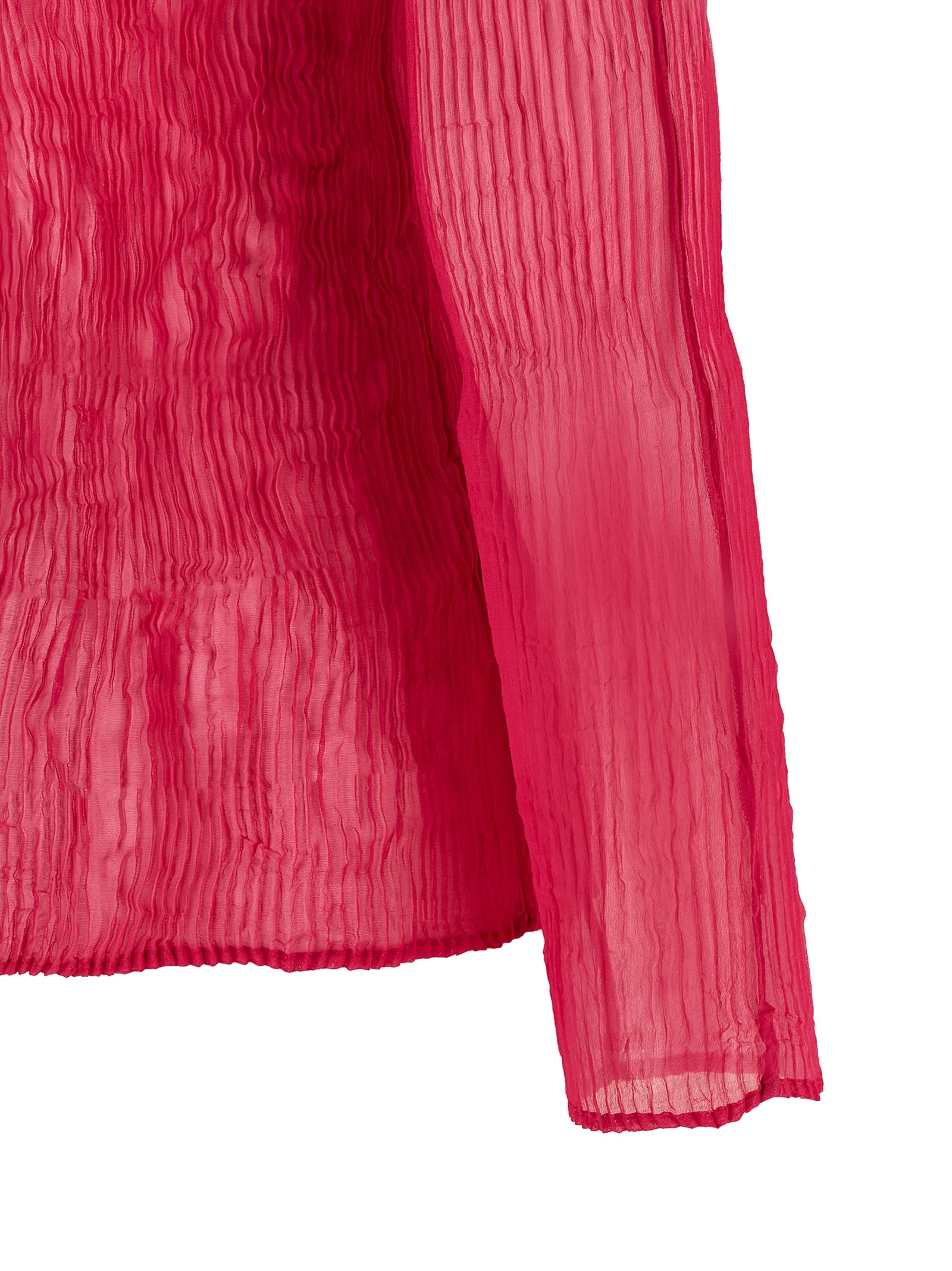 Issey Miyake Fuchsia Polyester Women's Shirt