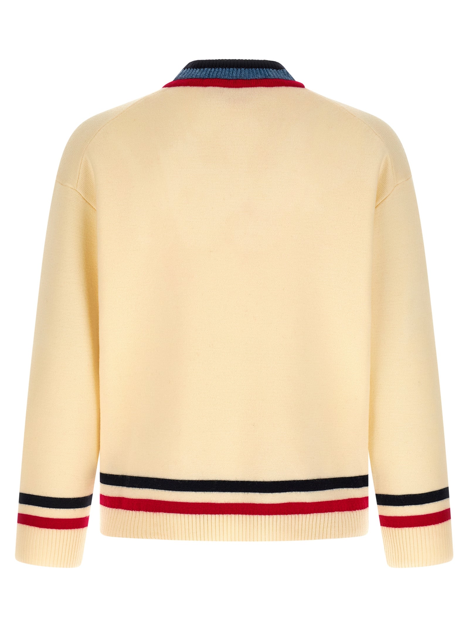Marni Beige Virgin Wool Men's Cardigan
