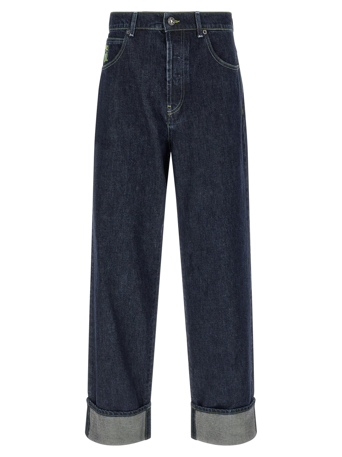 Marni Blue Cotton Straight-Leg Men's Jeans