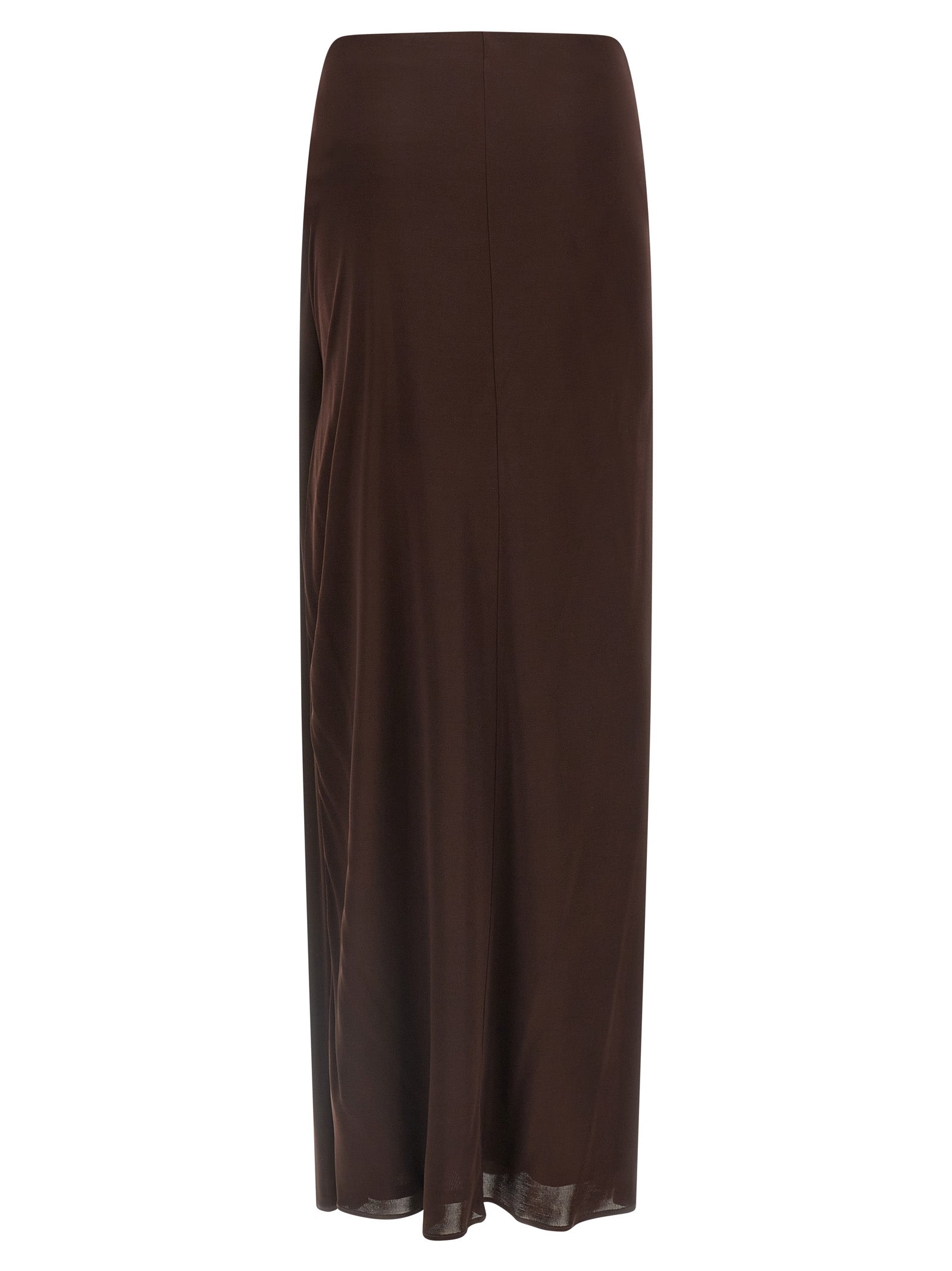 Elisabetta Franchi Brown Viscose Mini Women's Skirt