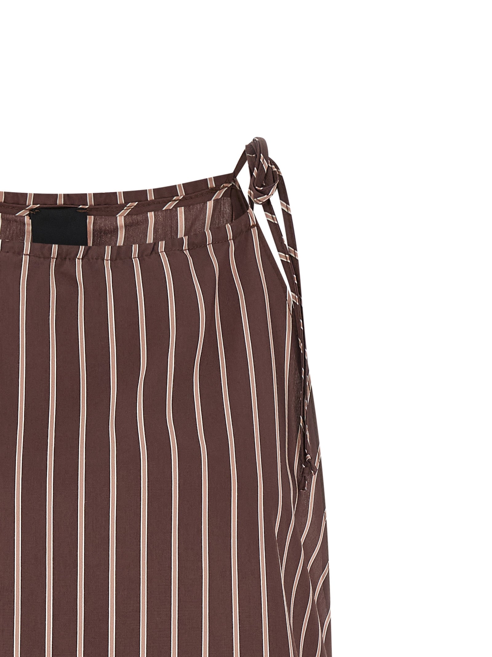PINKO Brown Viscose Sleeveles Women's T-Shirt