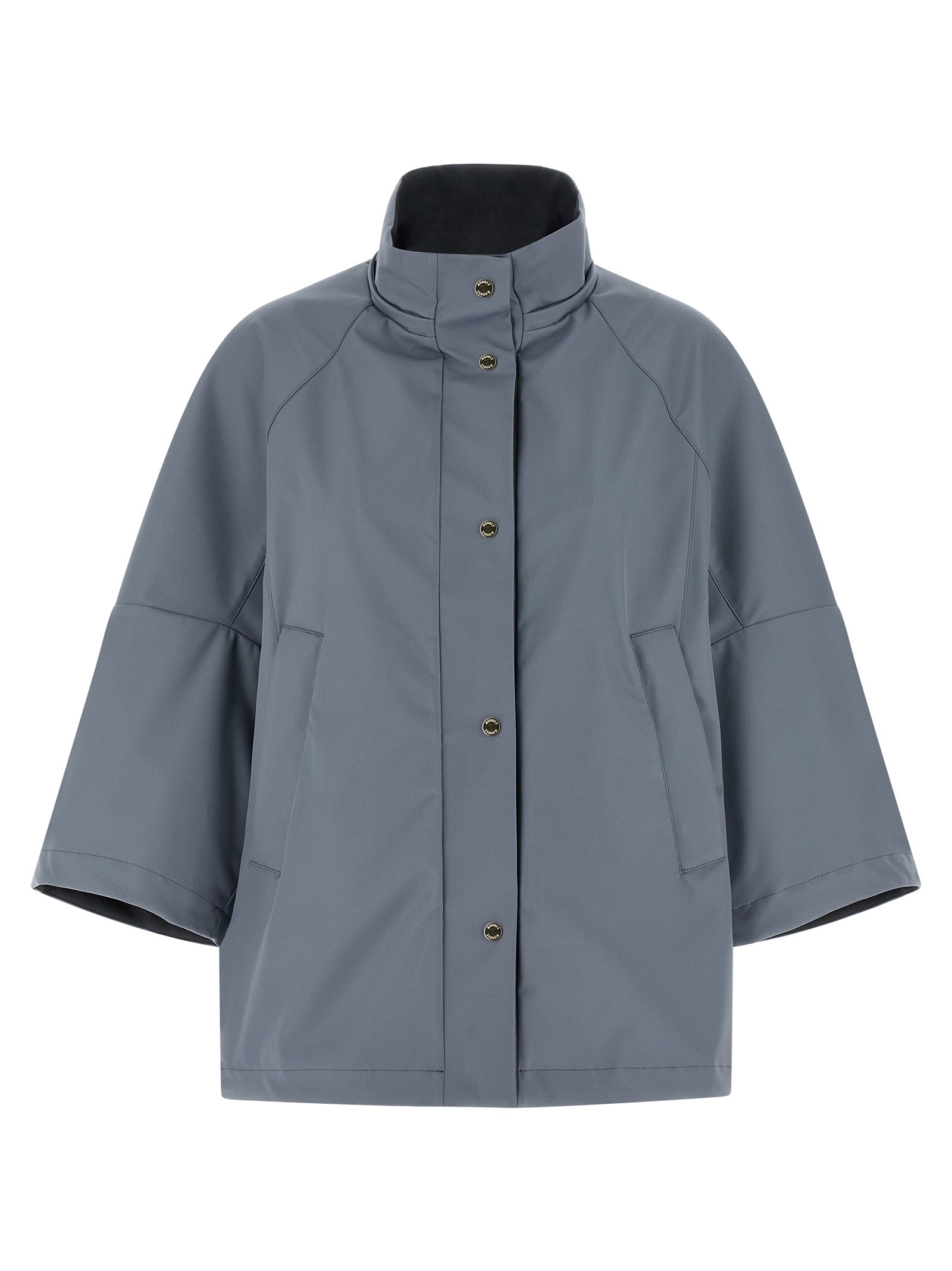 MooRER Blue Polyester Shell Women's Jacket