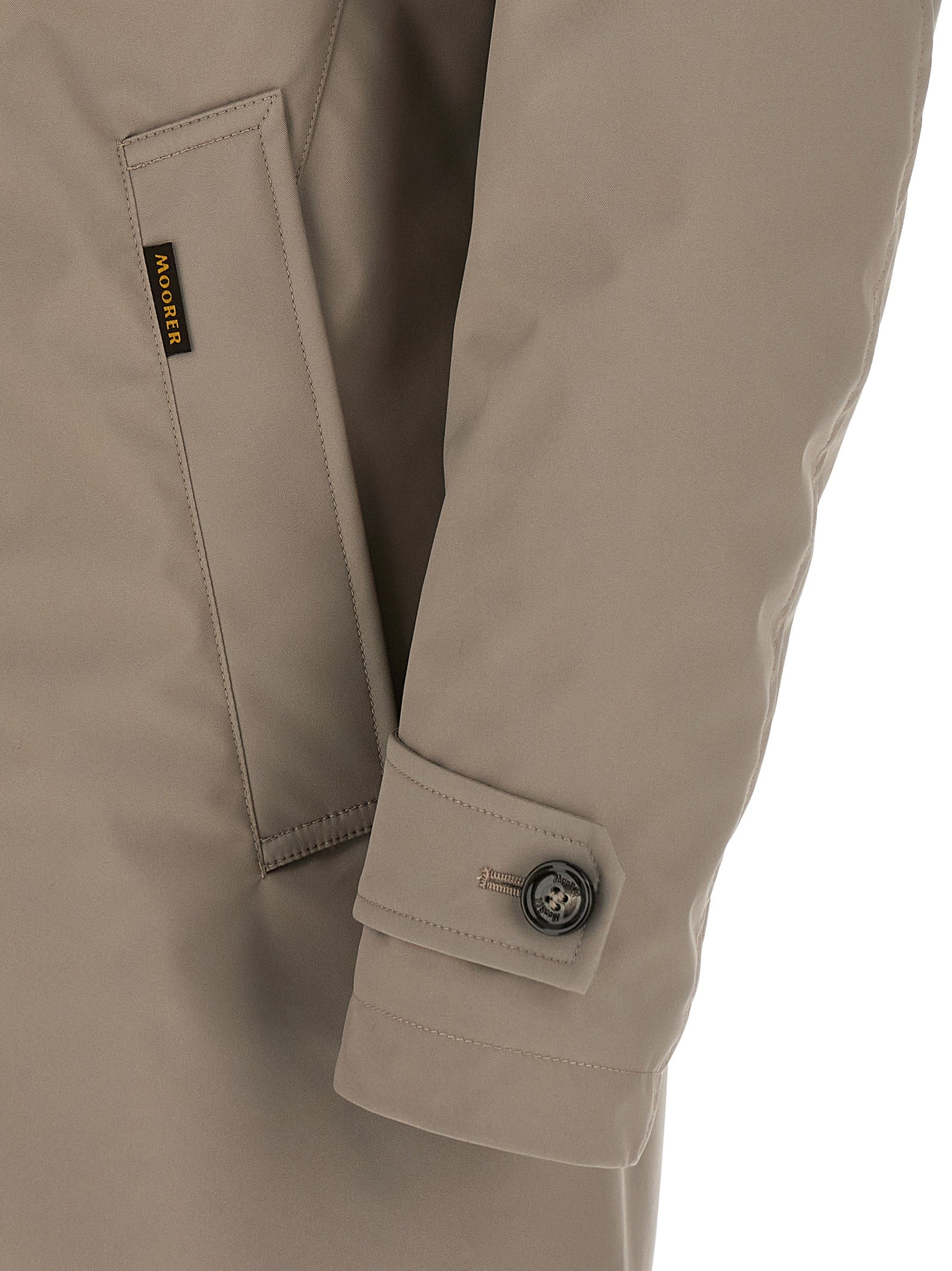 MooRER Gray Polyester Shell Men's Jacket