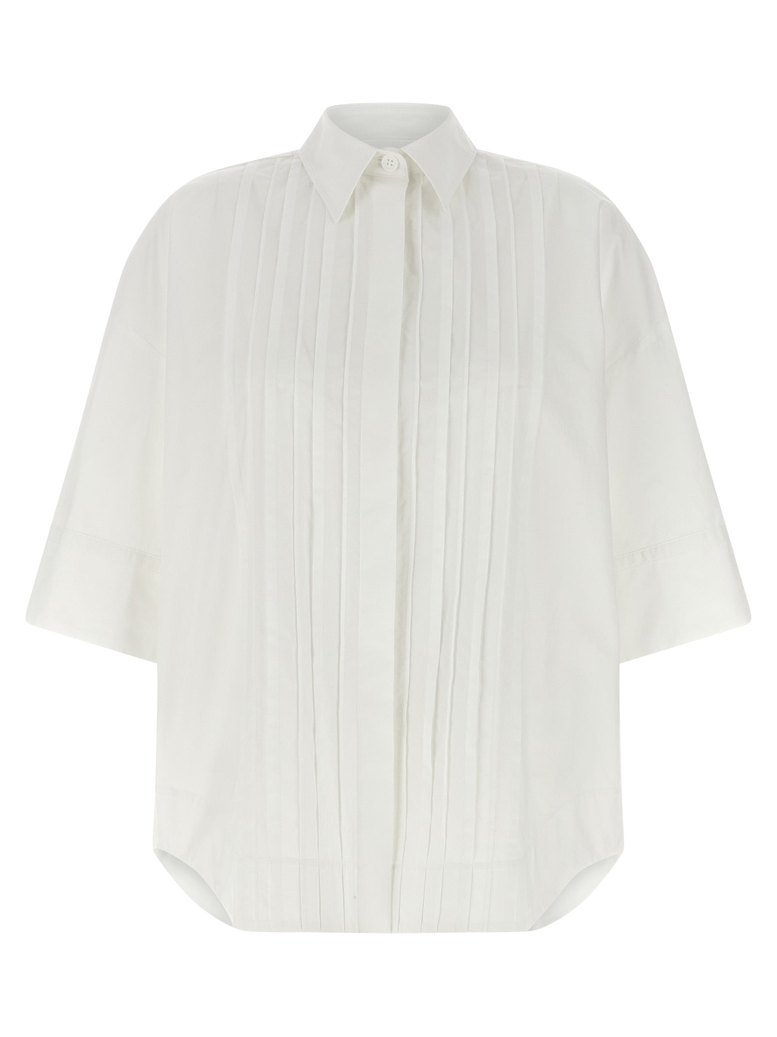 P.A.R.O.S.H. White Cotton Women's Blouse