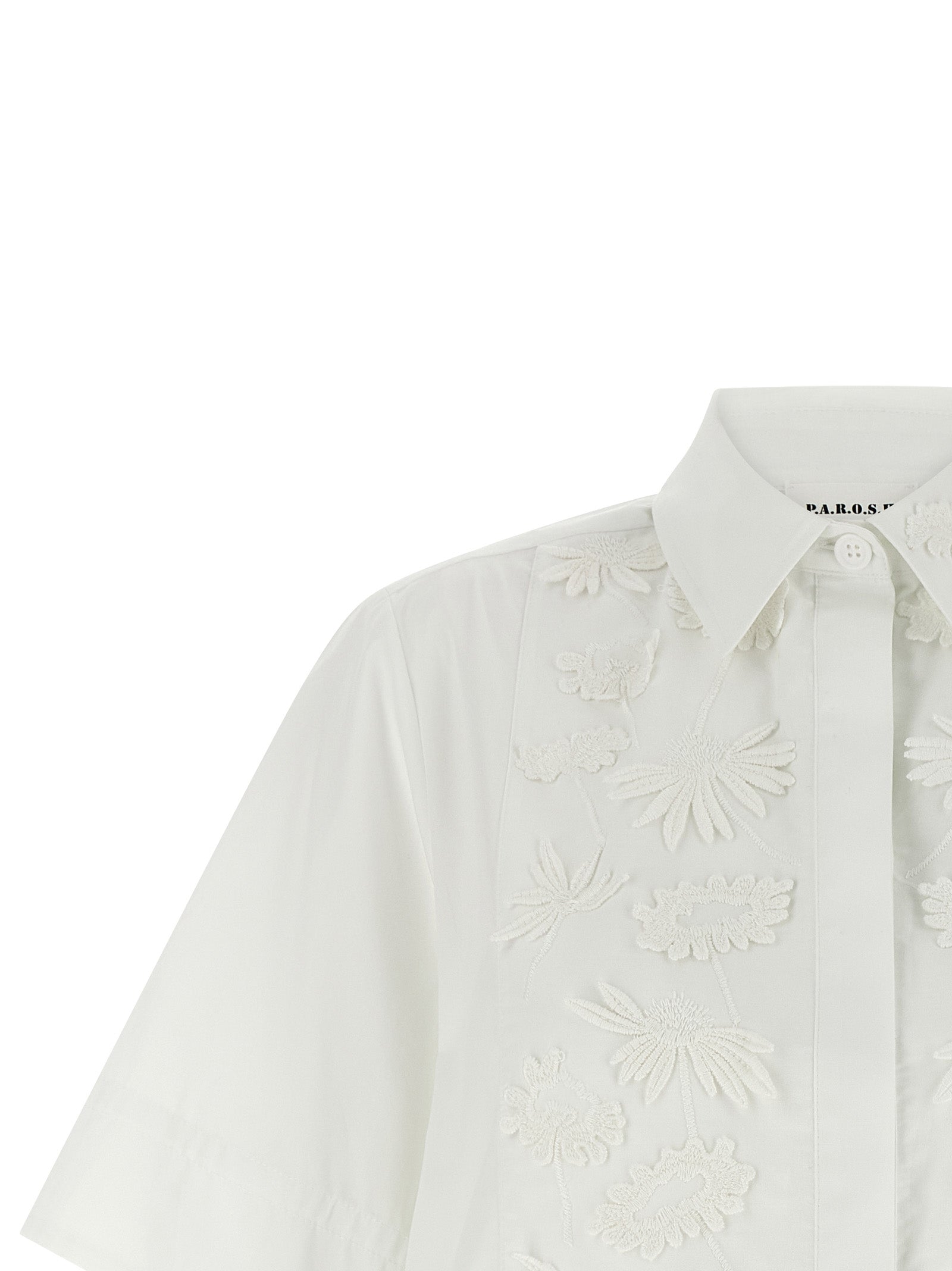 P.A.R.O.S.H. White Cotton Women's Blouse