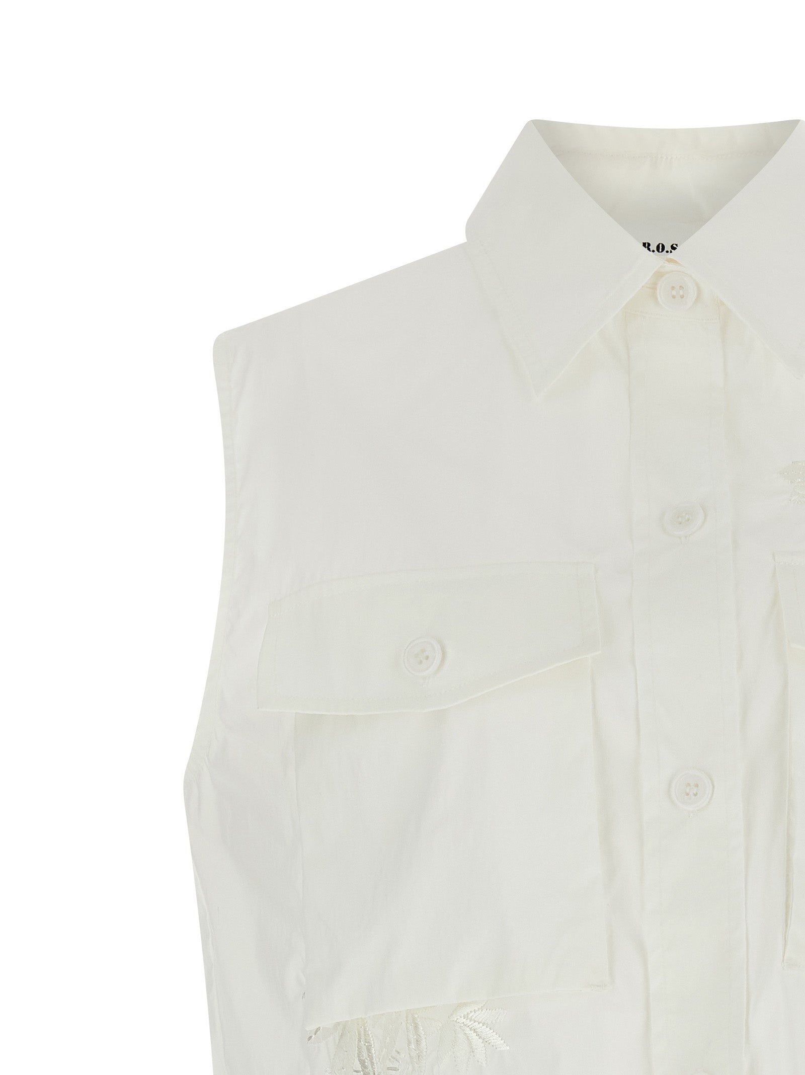 P.A.R.O.S.H. White Polyamide Women's Blouse