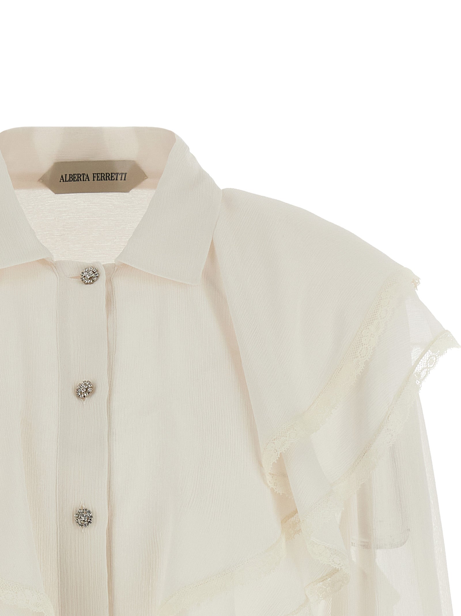 Alberta Ferretti Beige Acetate Women's Blouse
