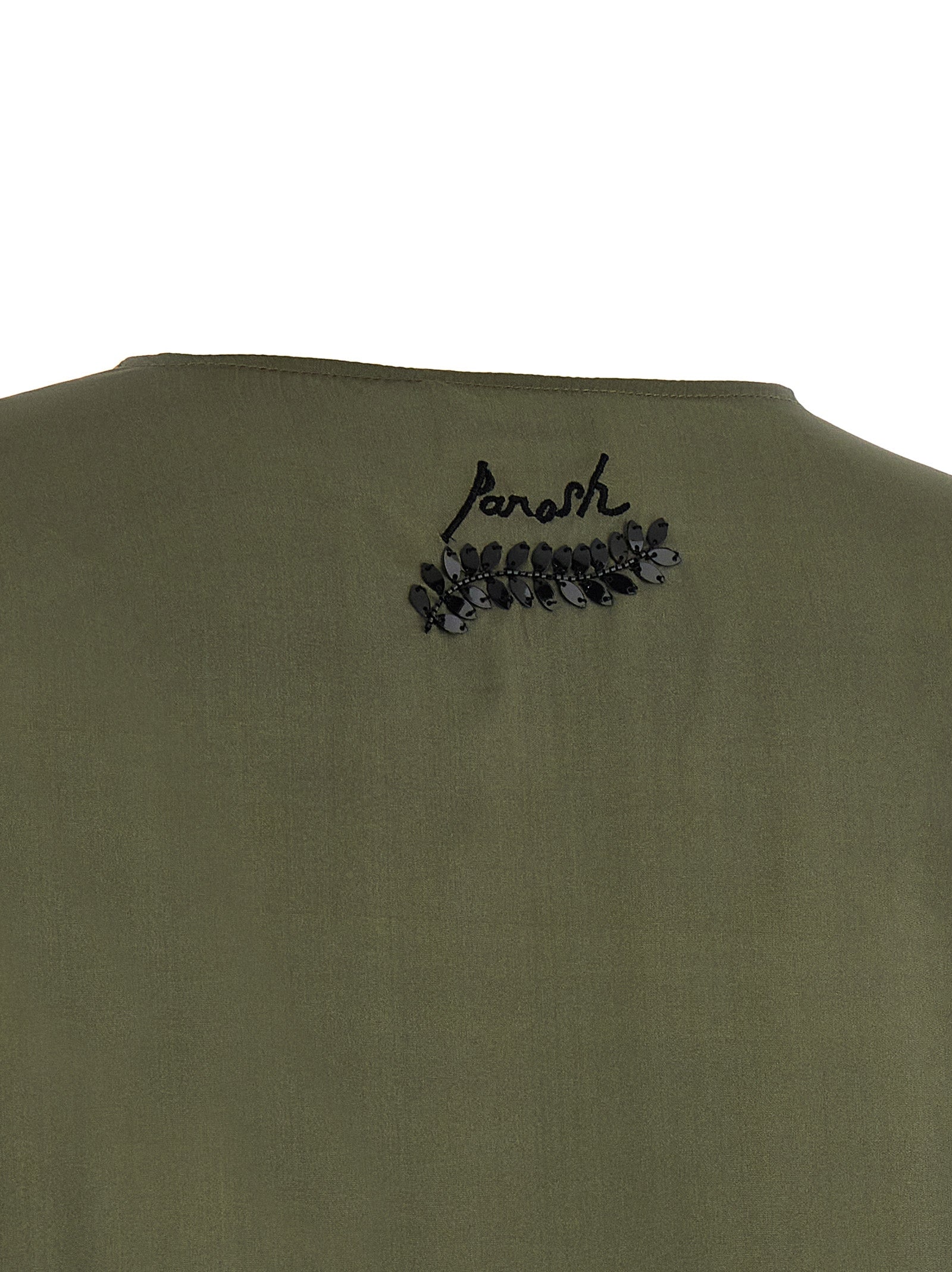 P.A.R.O.S.H. Bicolor Silk Long Women's Dress