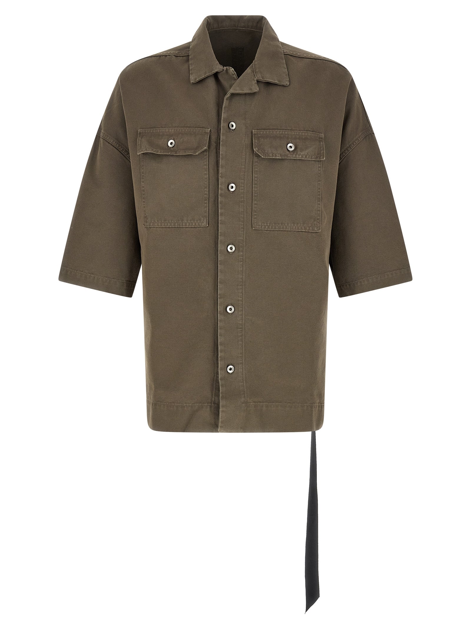 DRKSHDW Gray Cotton Men's Blouse
