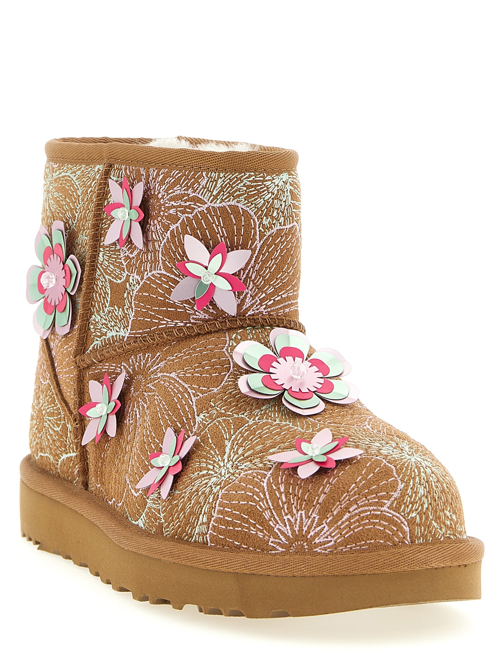 UGG Multicolor Leather Ankle Women's Boots