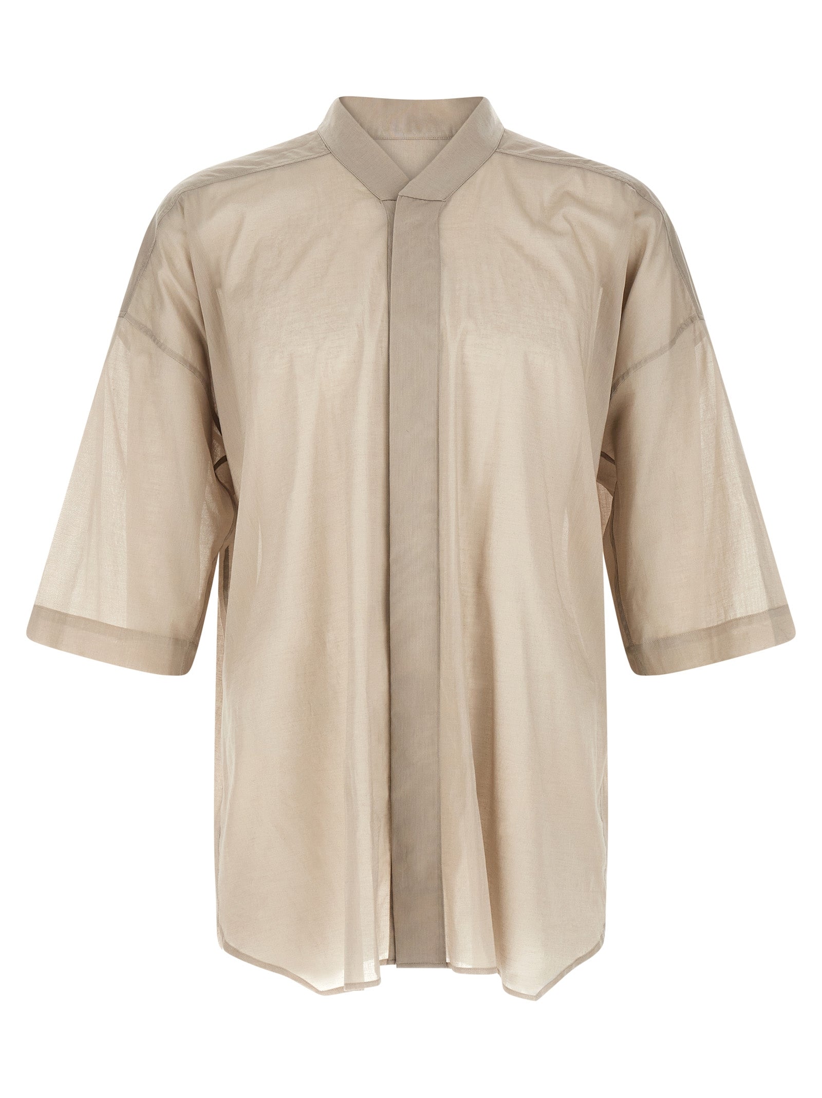 Rick Owens Gray Cotton Men's Blouse