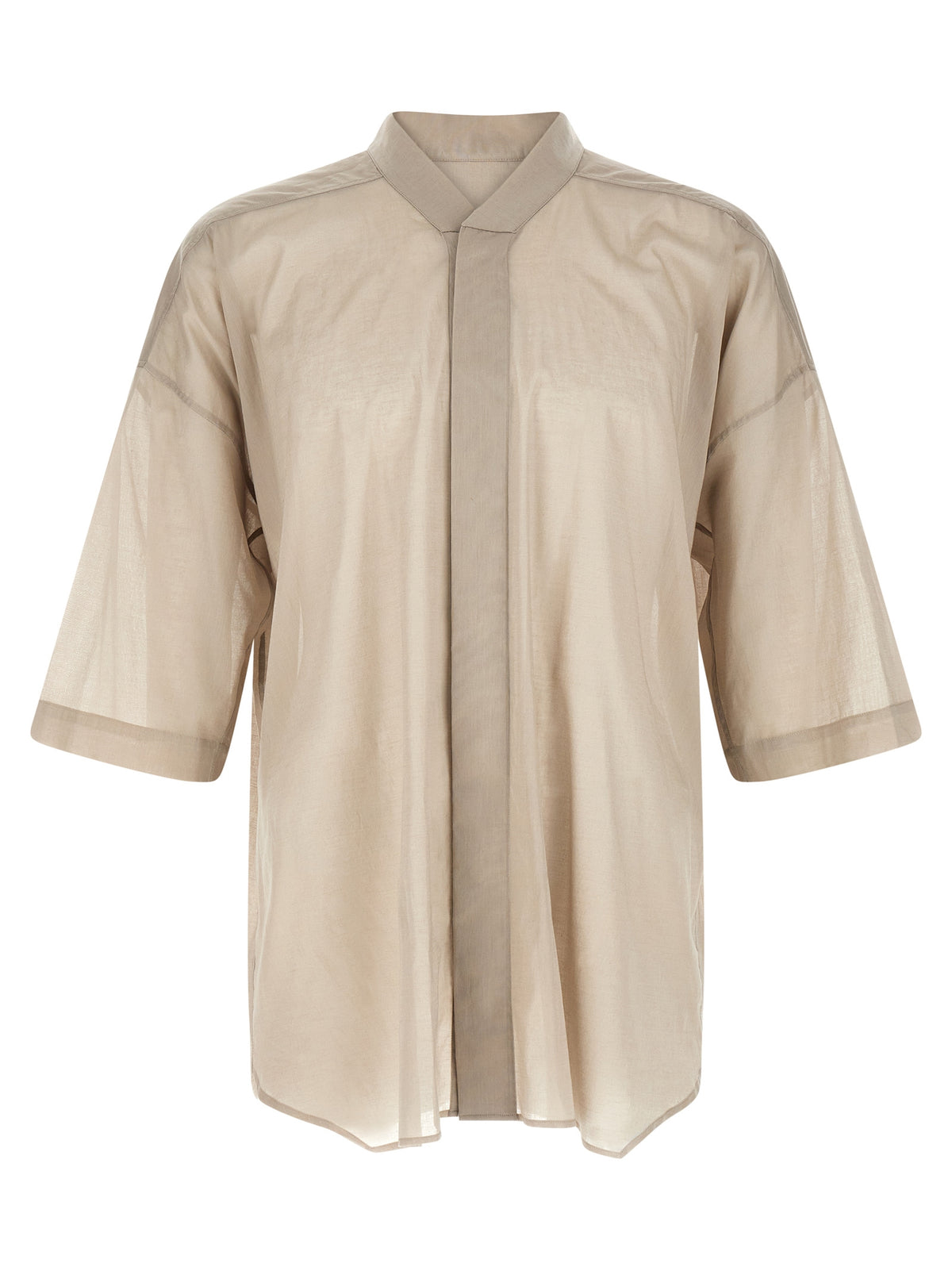 Rick Owens Gray Cotton Men's Blouse