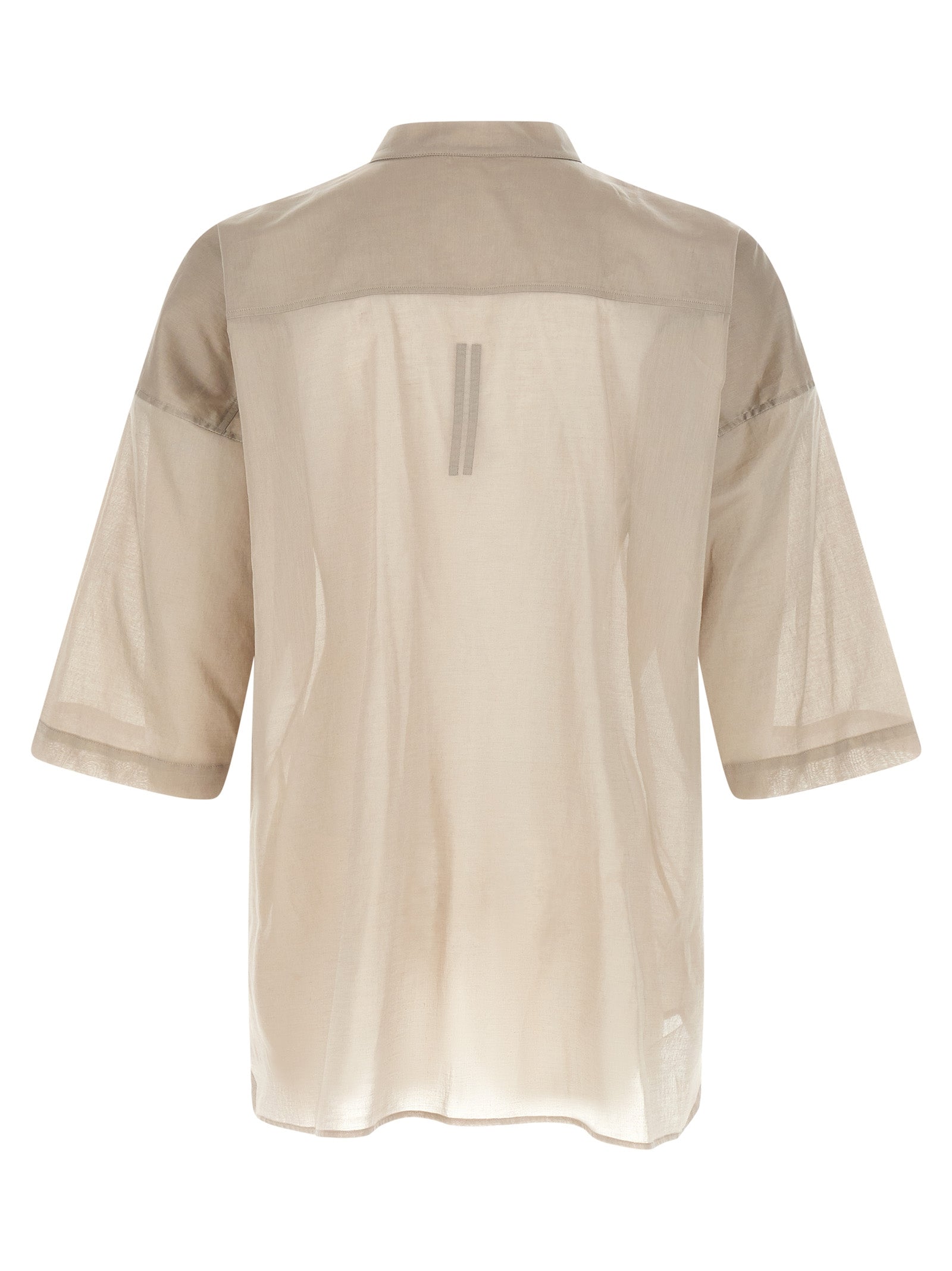Rick Owens Gray Cotton Men's Blouse