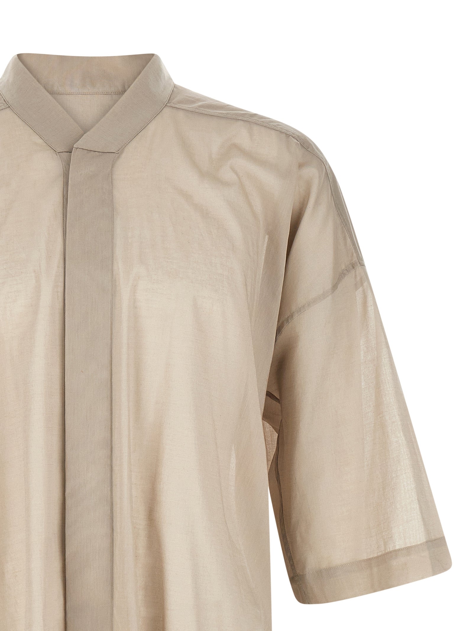 Rick Owens Gray Cotton Men's Blouse