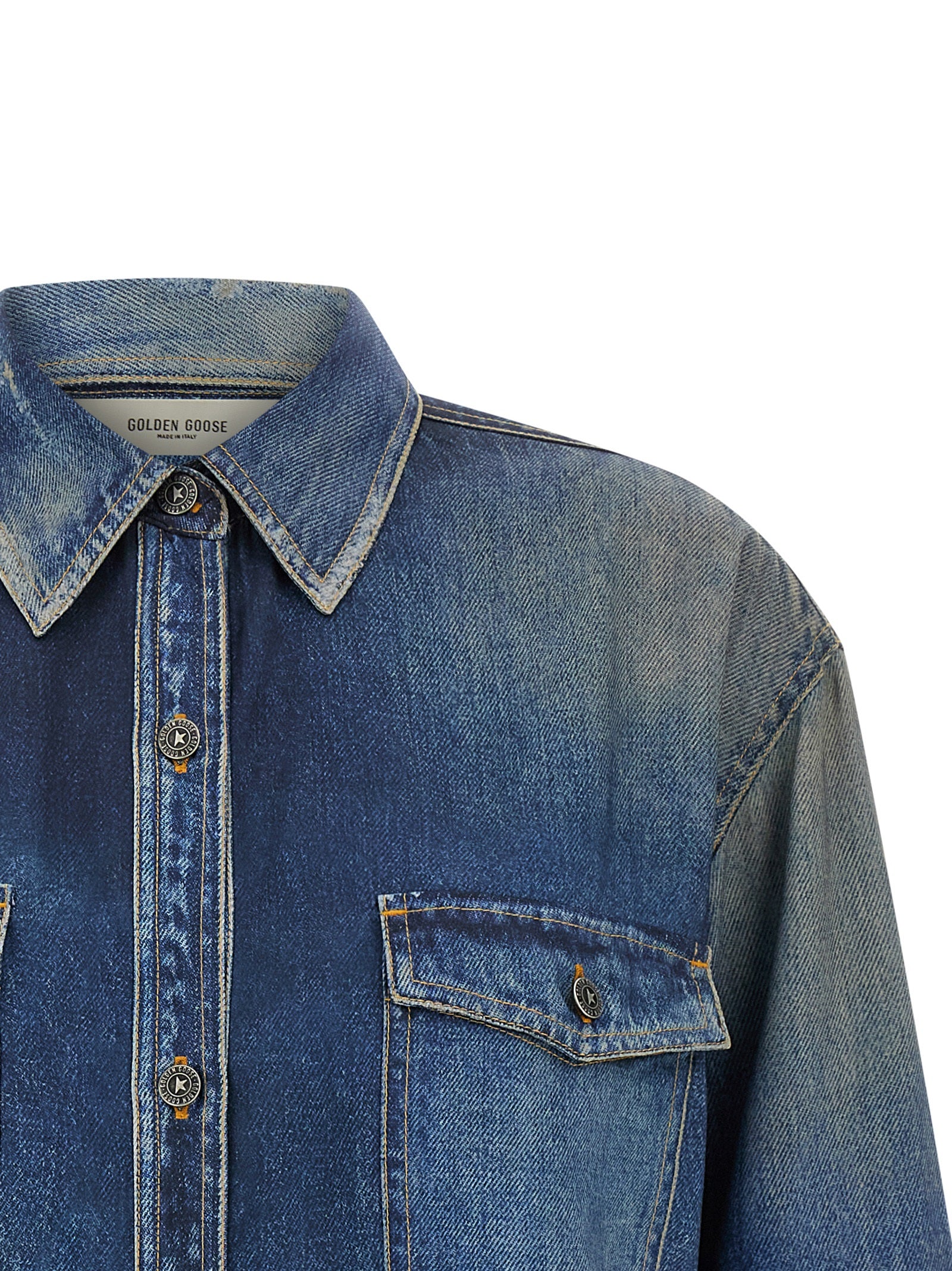 Golden Goose Blue Polyester Women's Blouse