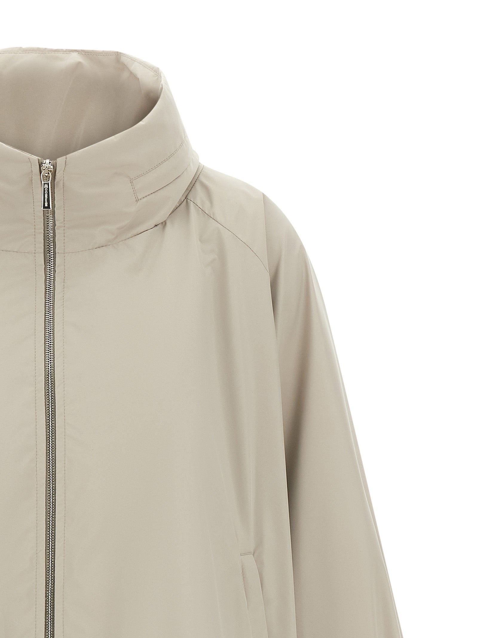 MooRER Gray Polyester Shell Women's Jacket