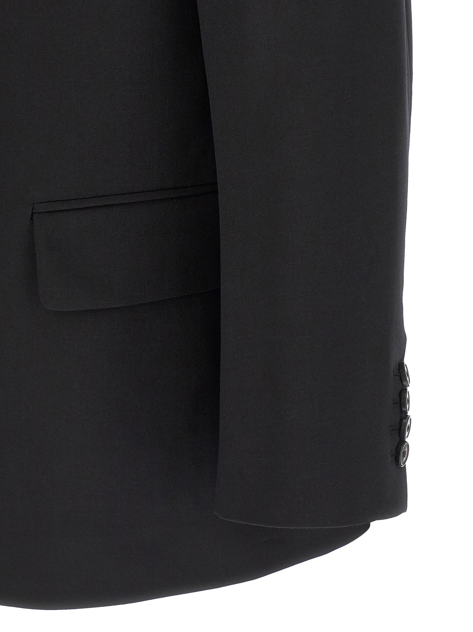 Dries Van Noten Black Wool Men's Blazer