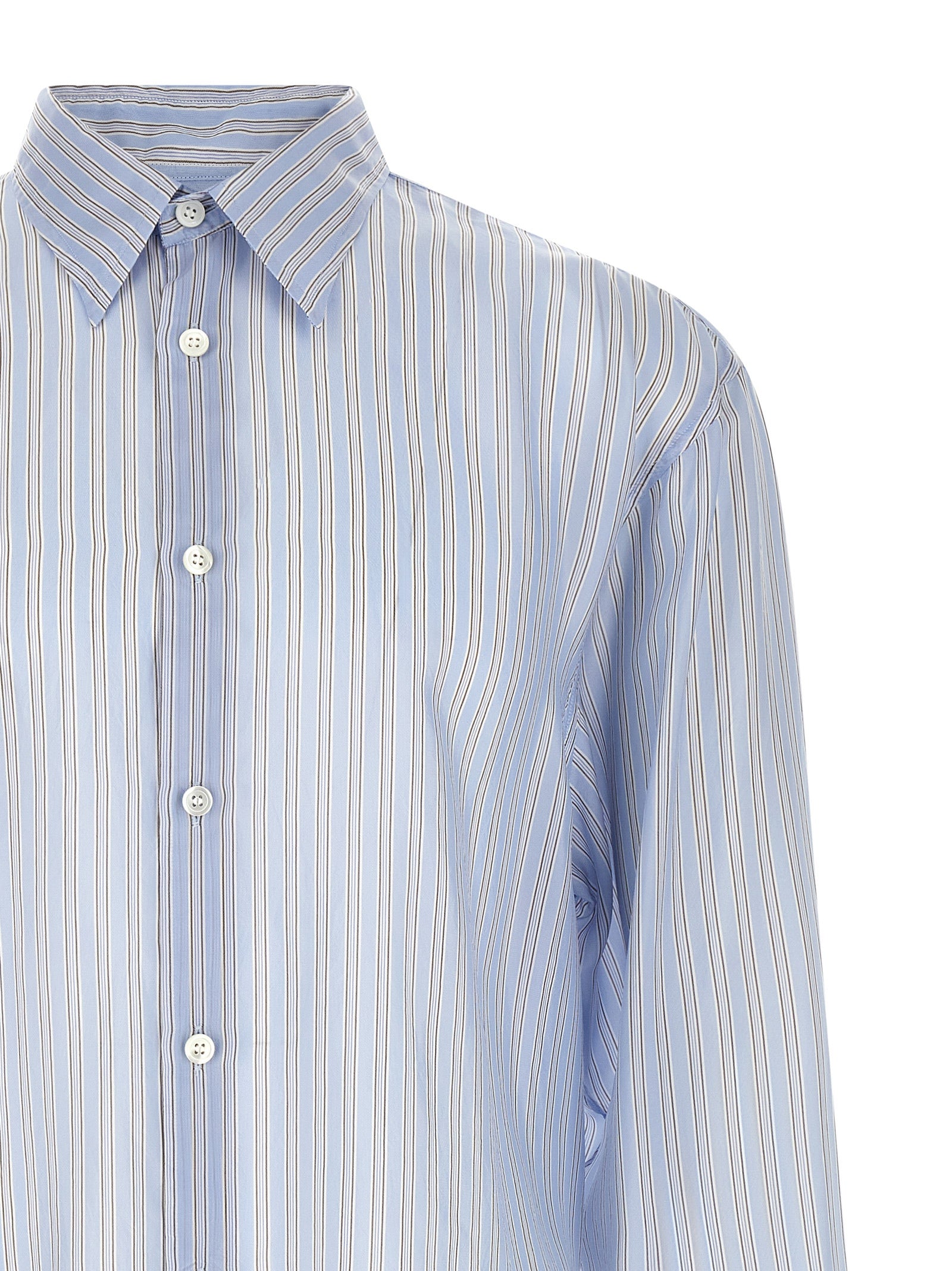 Dries Van Noten Blue Copper Men's Blouse
