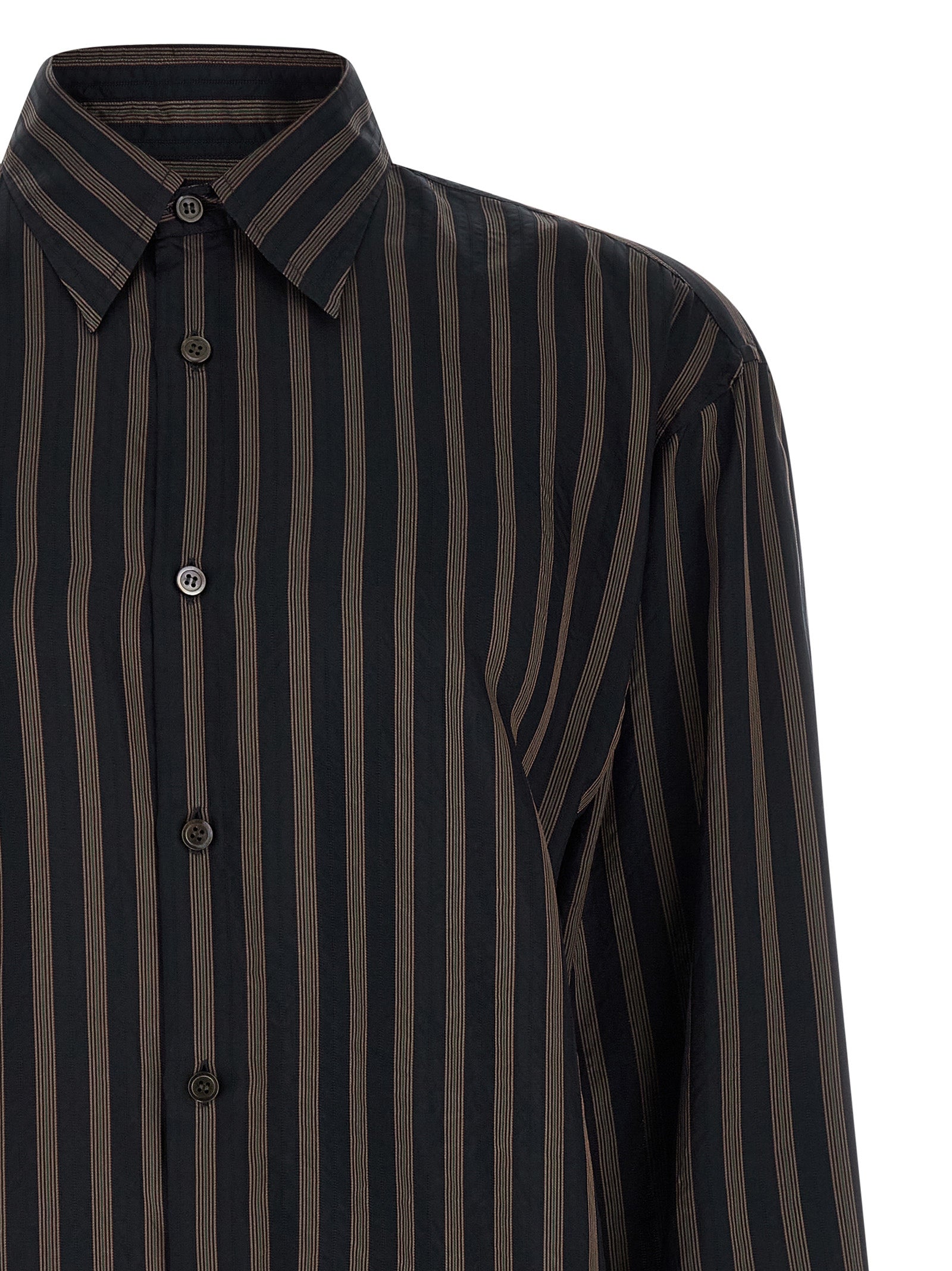 Dries Van Noten Black Copper Men's Blouse