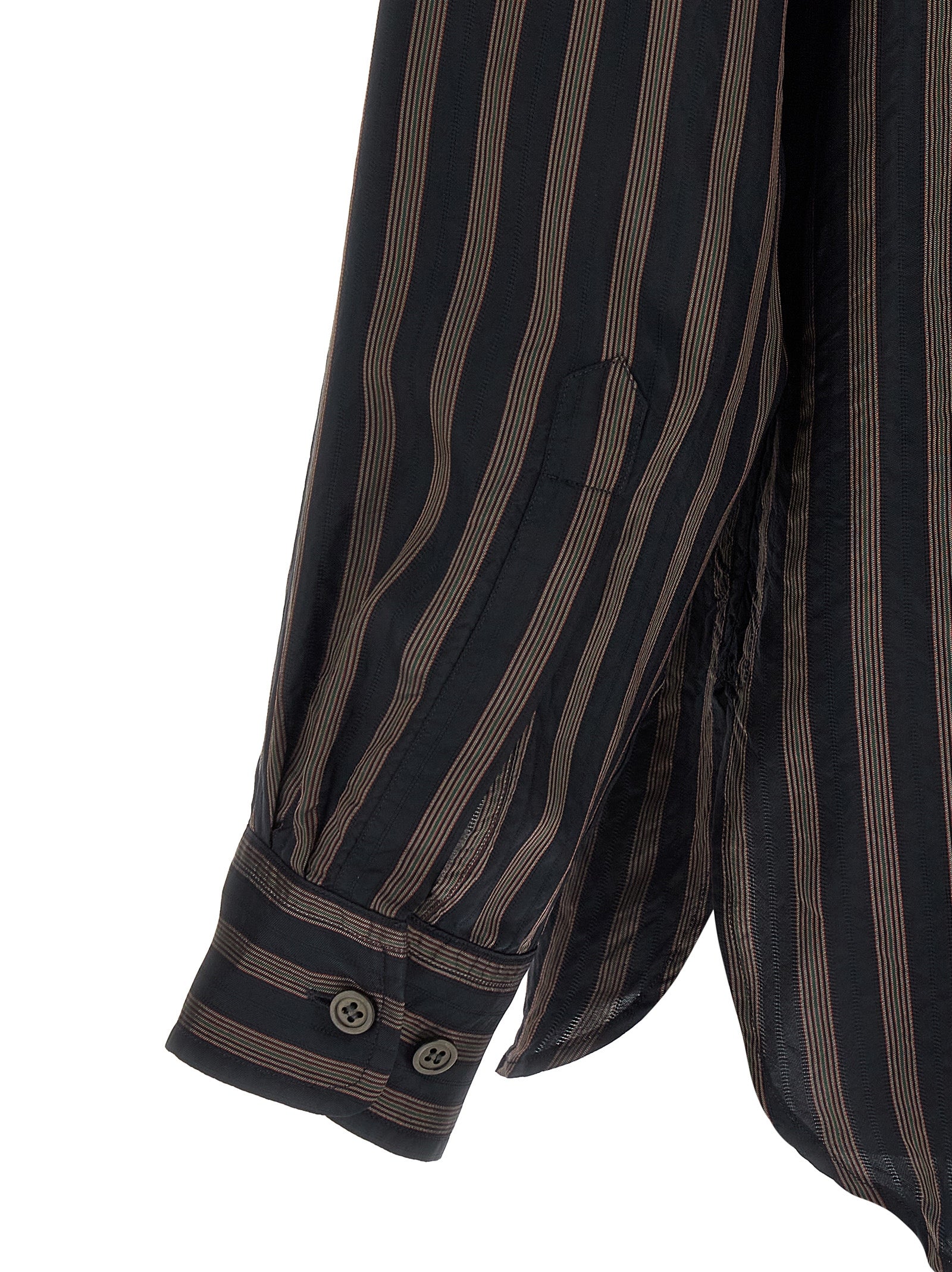 Dries Van Noten Black Copper Men's Blouse