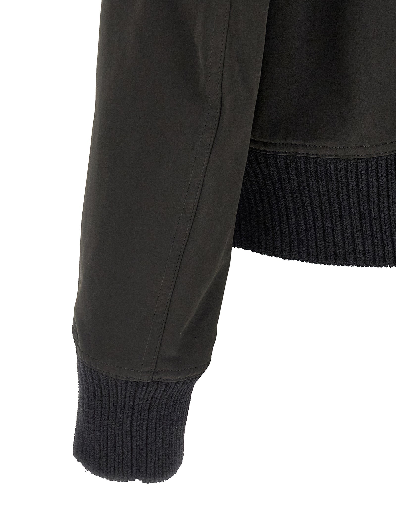 Rick Owens Black Polyester Men's Bomber