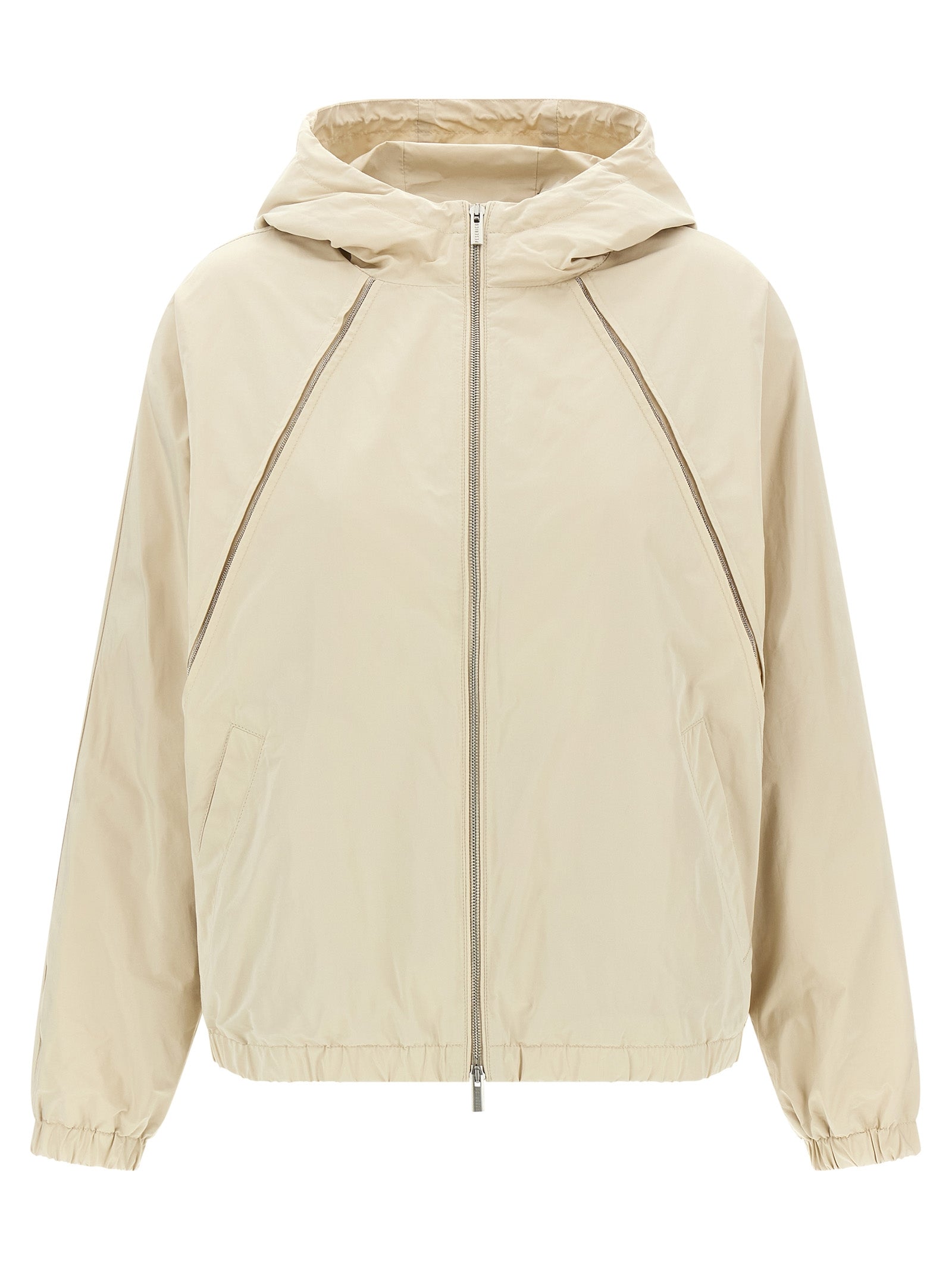 Peserico Beige Polyester Shell Women's Jacket