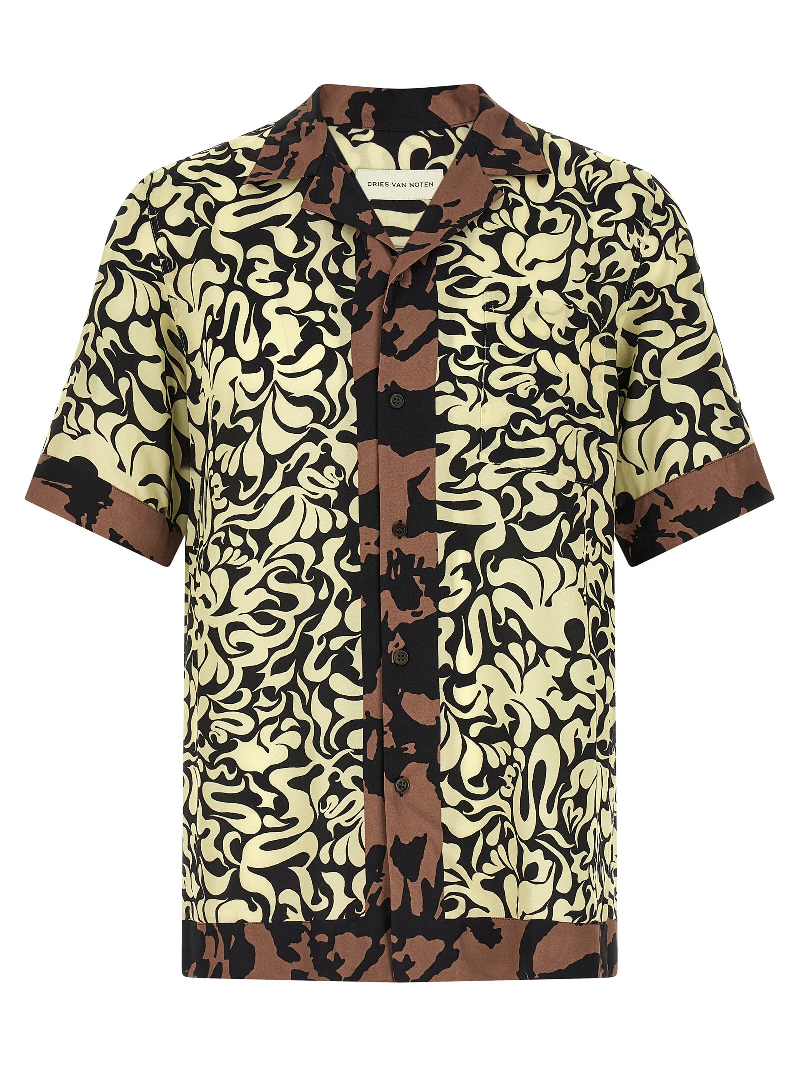 Dries Van Noten Multicolor Viscose Men's Blouse